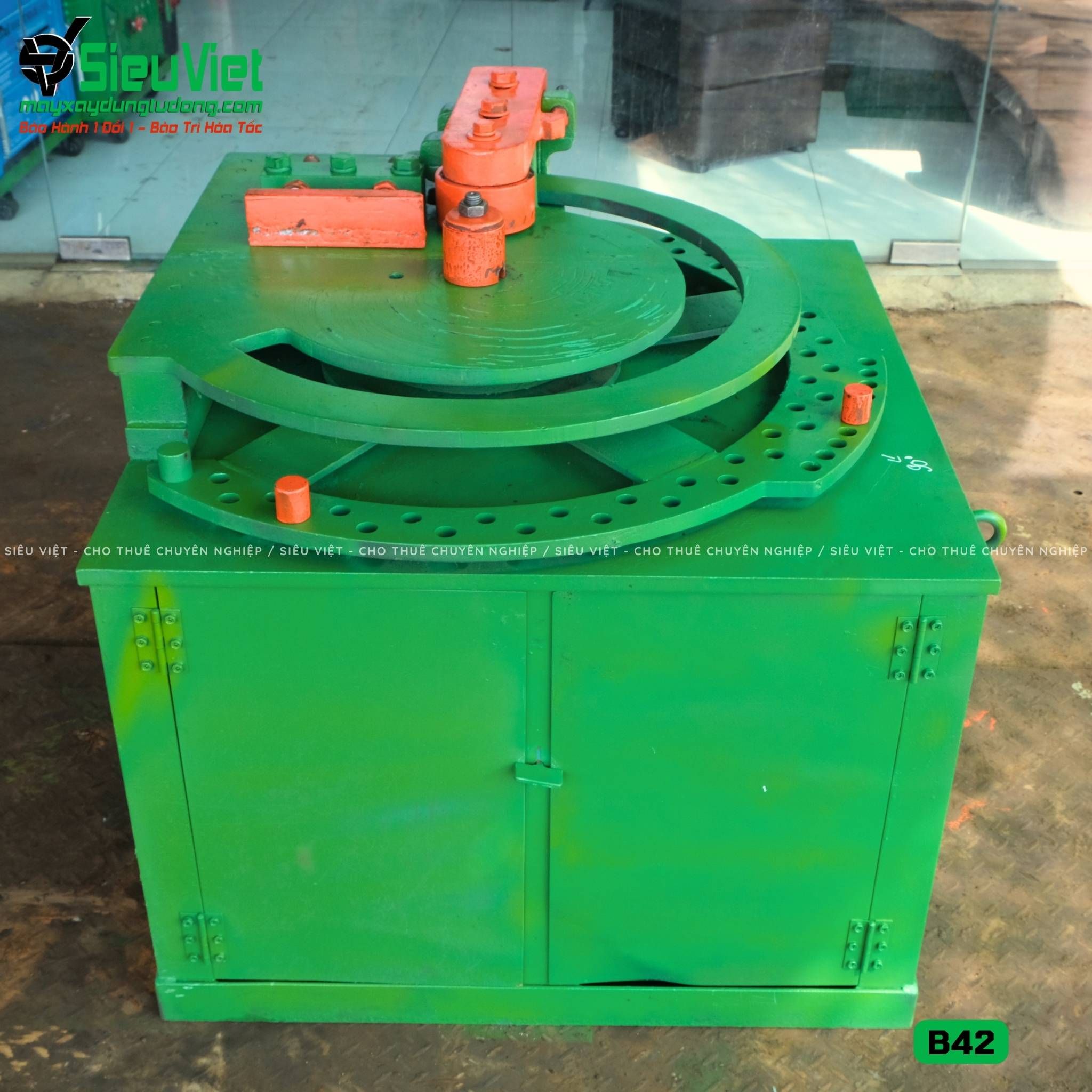 (Cũ) Máy uốn sắt B42 Nhật Bản - Điện 380V, 3 Pha (Loại 1)