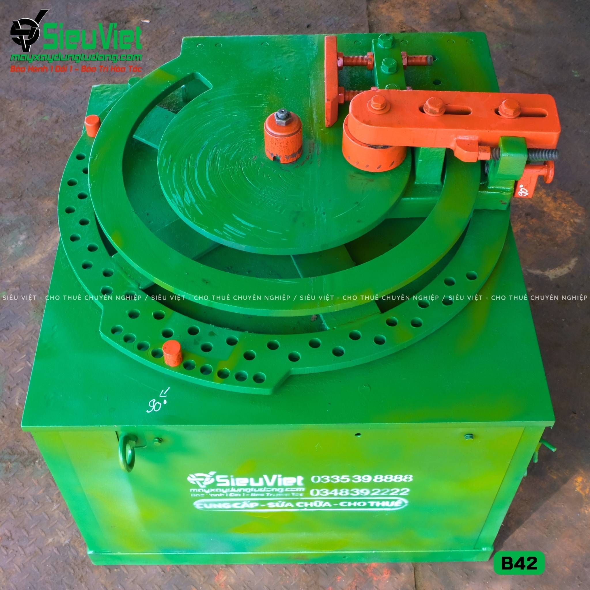 (Cũ) Máy uốn sắt B42 Nhật Bản - Điện 380V, 3 Pha (Loại 1)