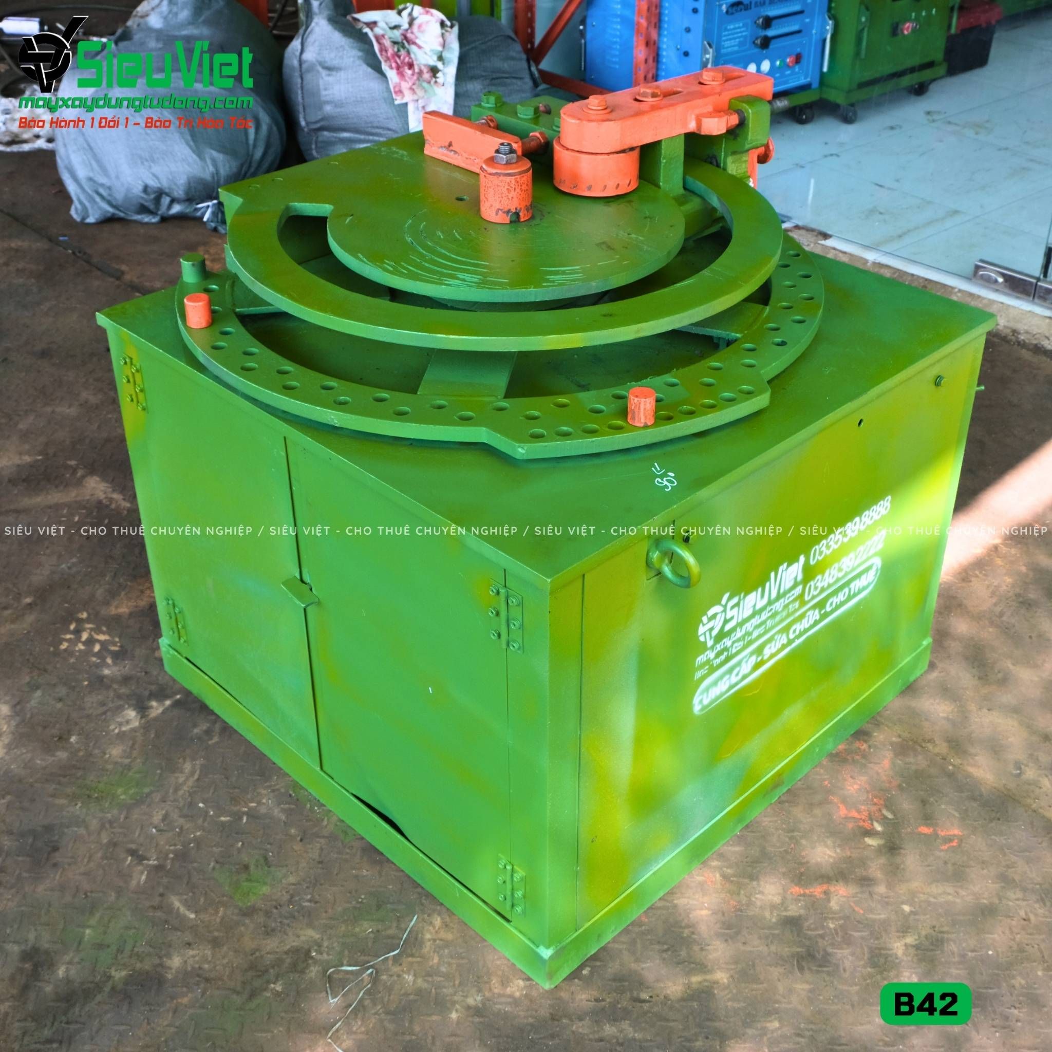 (Cũ) Máy uốn sắt B42 Nhật Bản - Điện 380V, 3 Pha (Loại 1)
