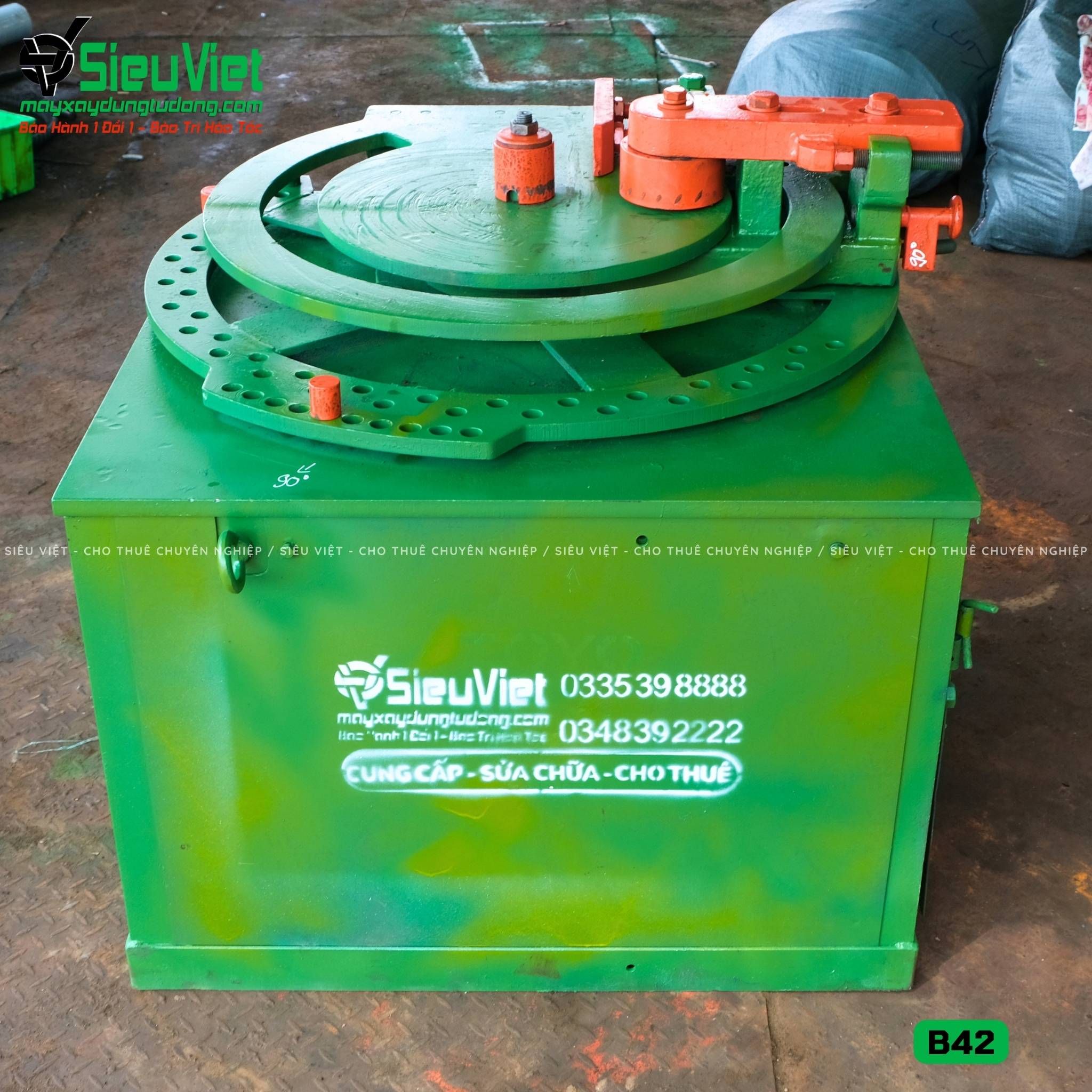 (Cũ) Máy uốn sắt B42 Nhật Bản - Điện 380V, 3 Pha (Loại 1)