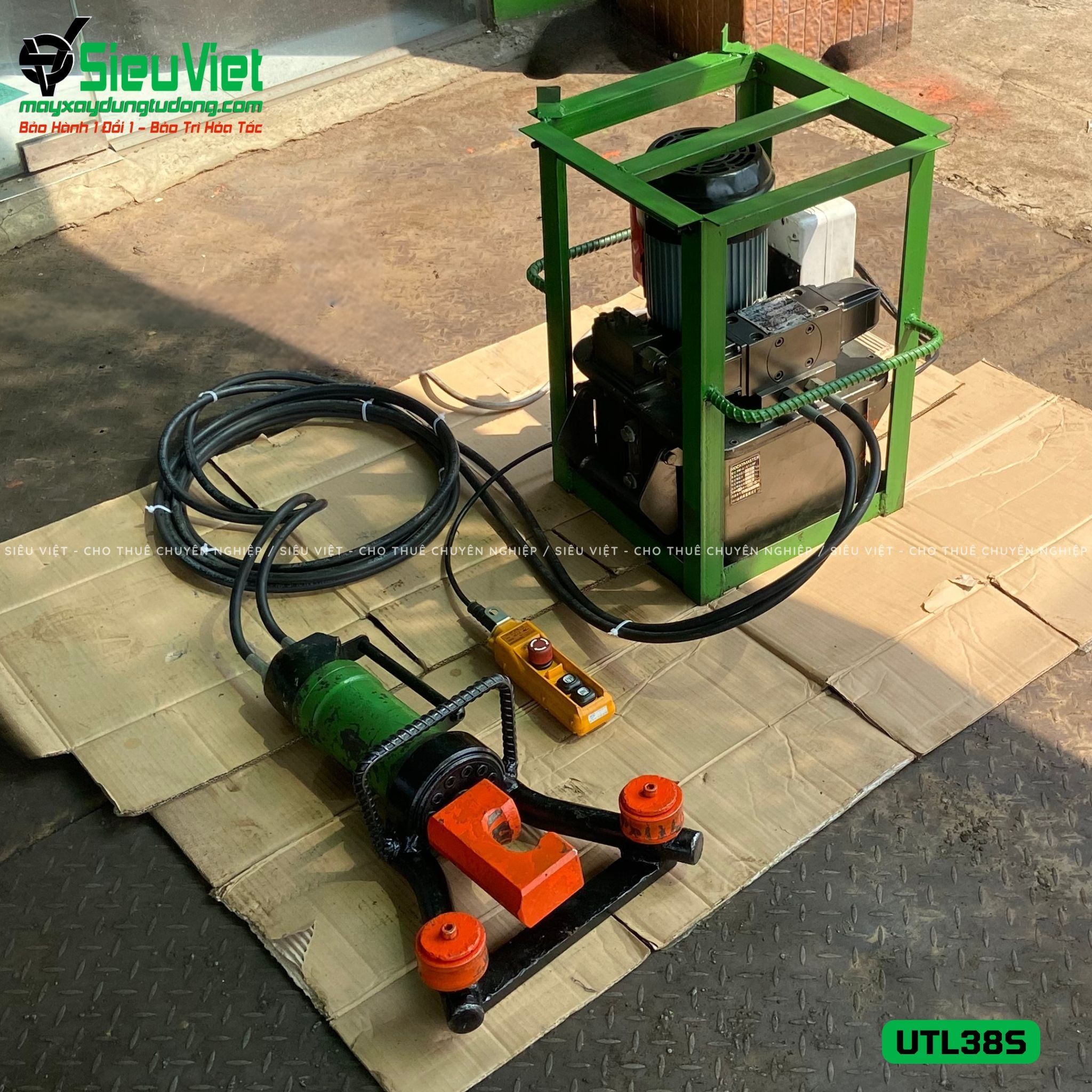 (Cũ) Máy uốn, sửa sắt cầm tay phi 36 UTL38S - Điện 220V, Dân dụng