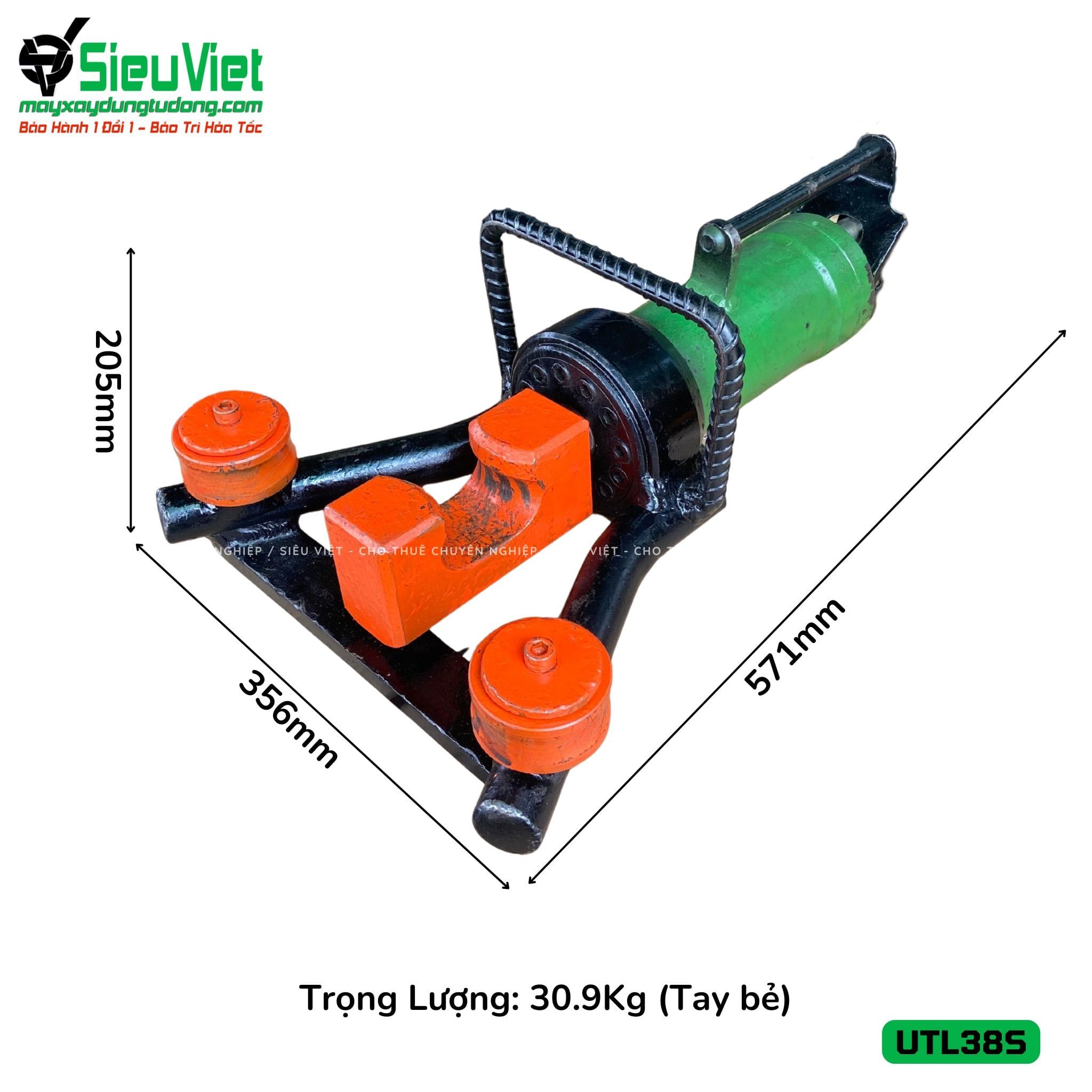 (Cũ) Máy uốn, sửa sắt cầm tay phi 36 UTL38S - Điện 220V, Dân dụng
