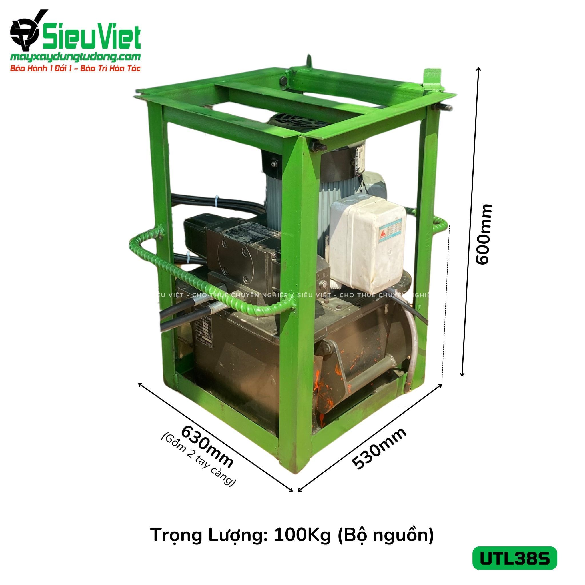 (Cũ) Máy uốn, sửa sắt cầm tay phi 36 UTL38S - Điện 220V, Dân dụng