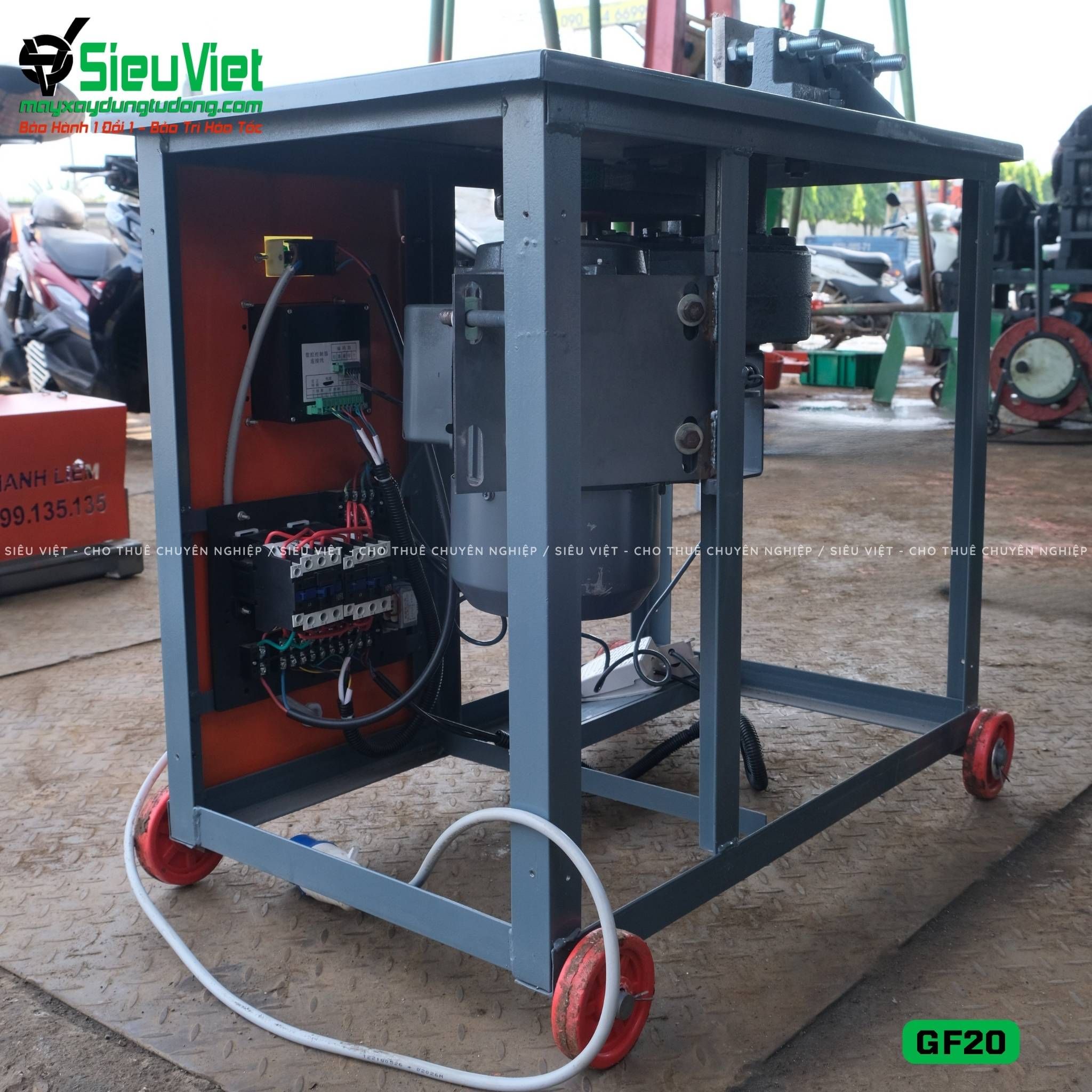 Máy uốn đai sắt GF20 Trung Quốc - Điện 220v, dân dụng