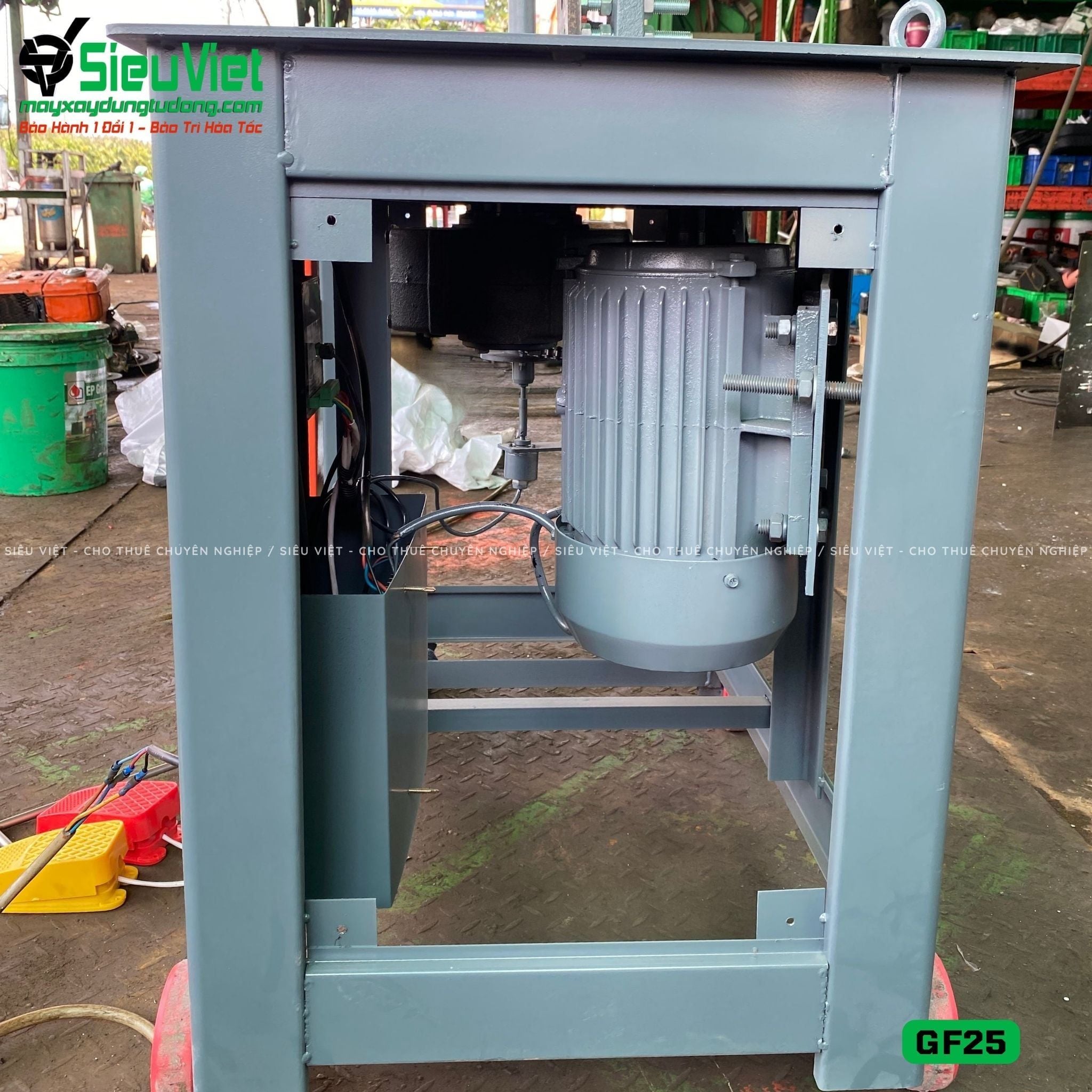 Máy uốn đai sắt GF25 Trung Quốc - Điện 380V, 3 Pha