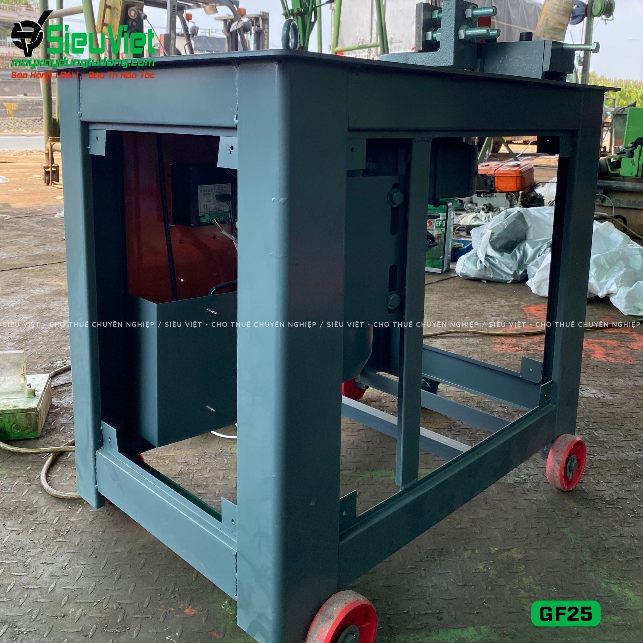 Máy uốn đai sắt GF25 Trung Quốc - Điện 380V, 3 Pha