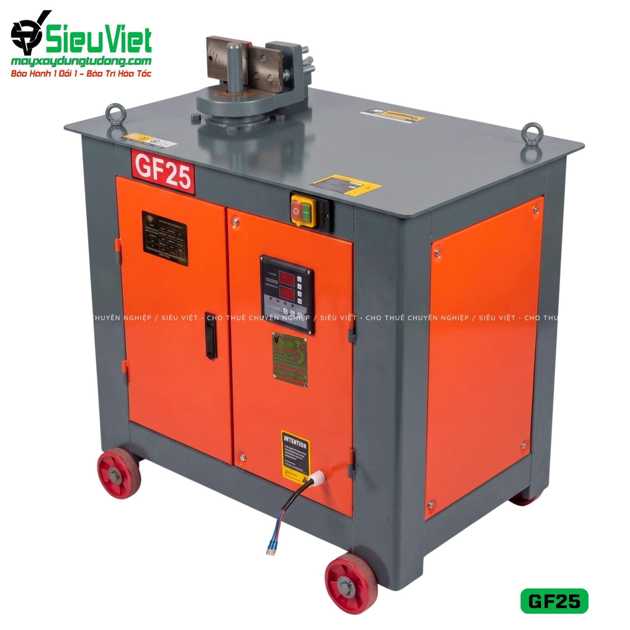 Máy uốn đai sắt GF25 Trung Quốc - Điện 380V, 3 Pha
