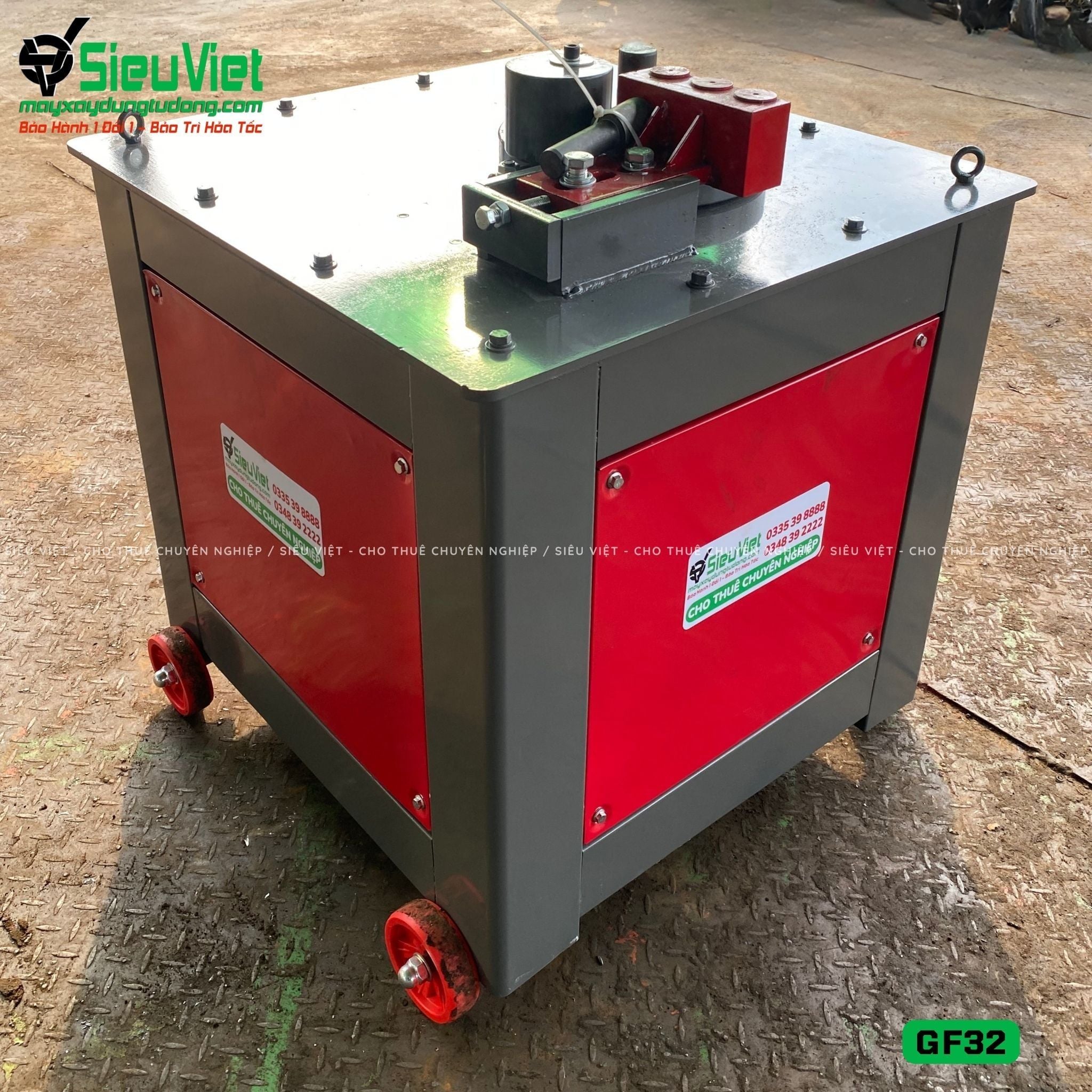 Máy uốn sắt GF32 Trung Quốc - Điện 380V, 3 Pha