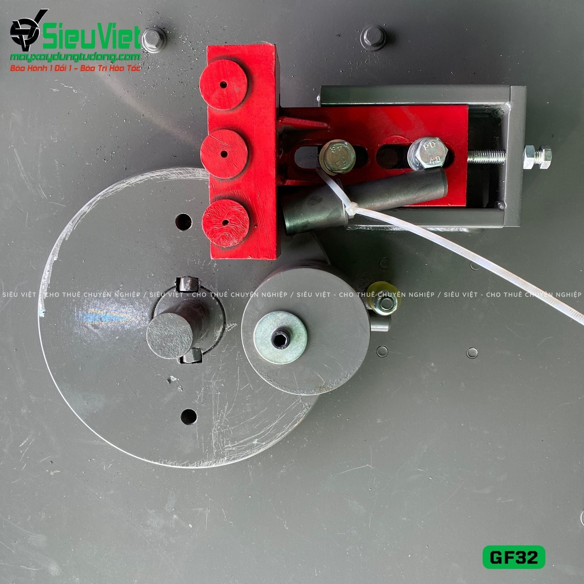 Máy uốn sắt GF32 Trung Quốc - Điện 380V, 3 Pha