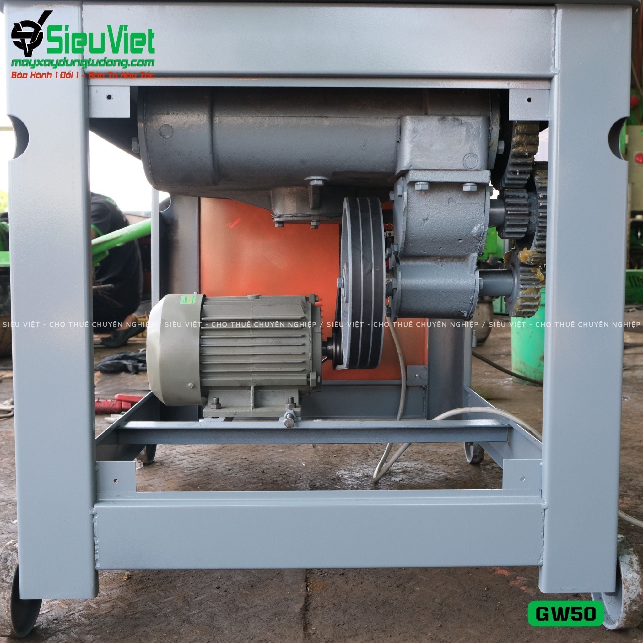 Máy uốn sắt GW50 Trung Quốc - Điện 380V, 3 Pha