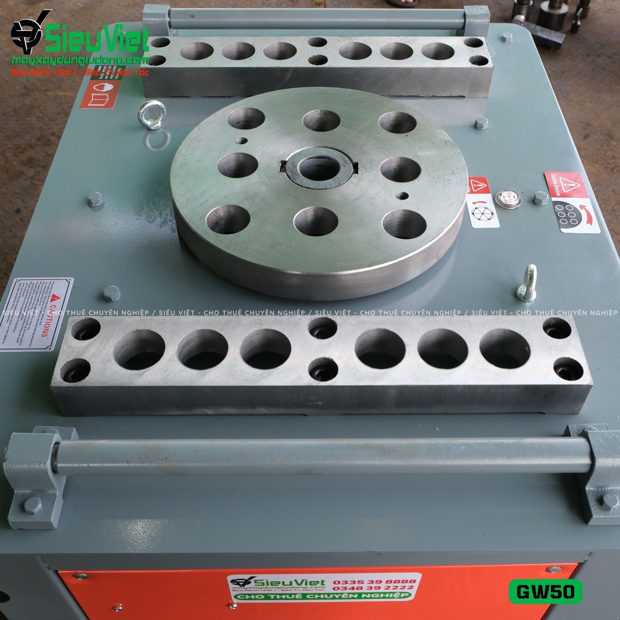 Máy uốn sắt GW50 Trung Quốc - Điện 380V, 3 Pha
