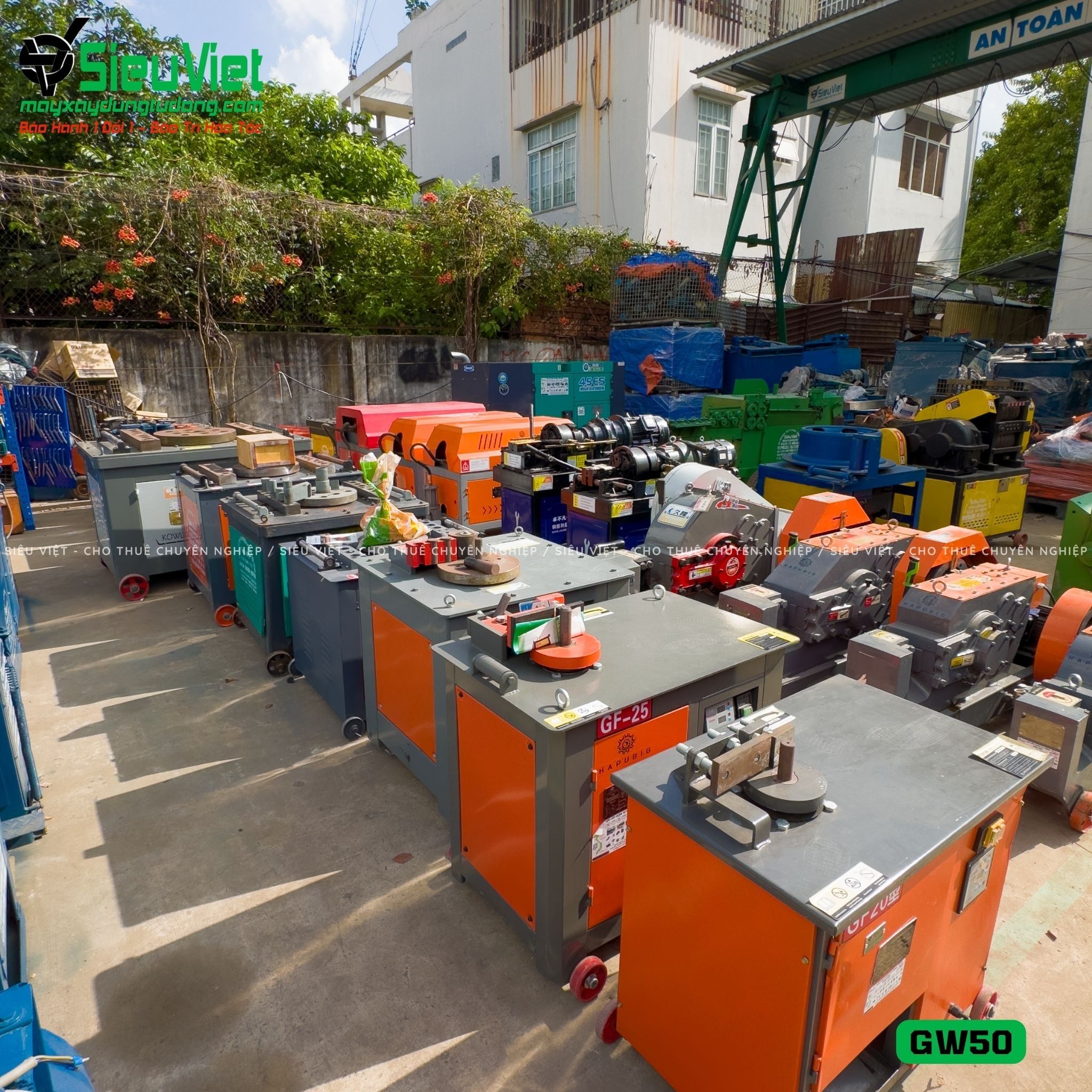 Máy uốn sắt GW50 Trung Quốc - Điện 380V, 3 Pha