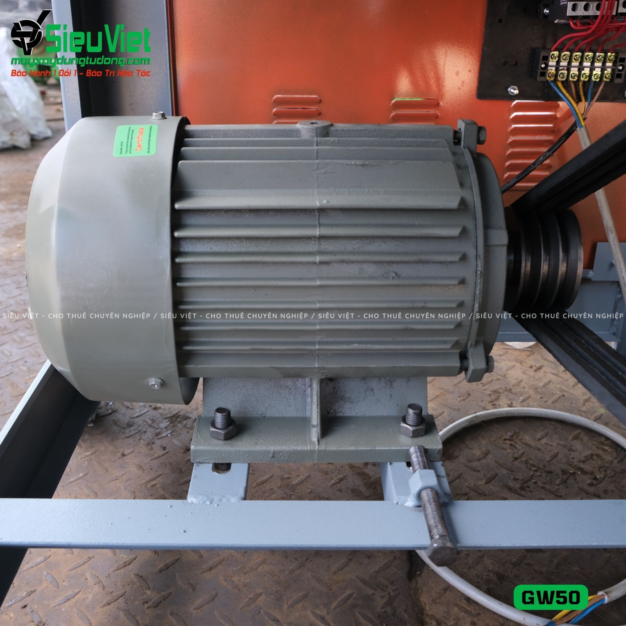 Máy uốn sắt GW50 Trung Quốc - Điện 380V, 3 Pha