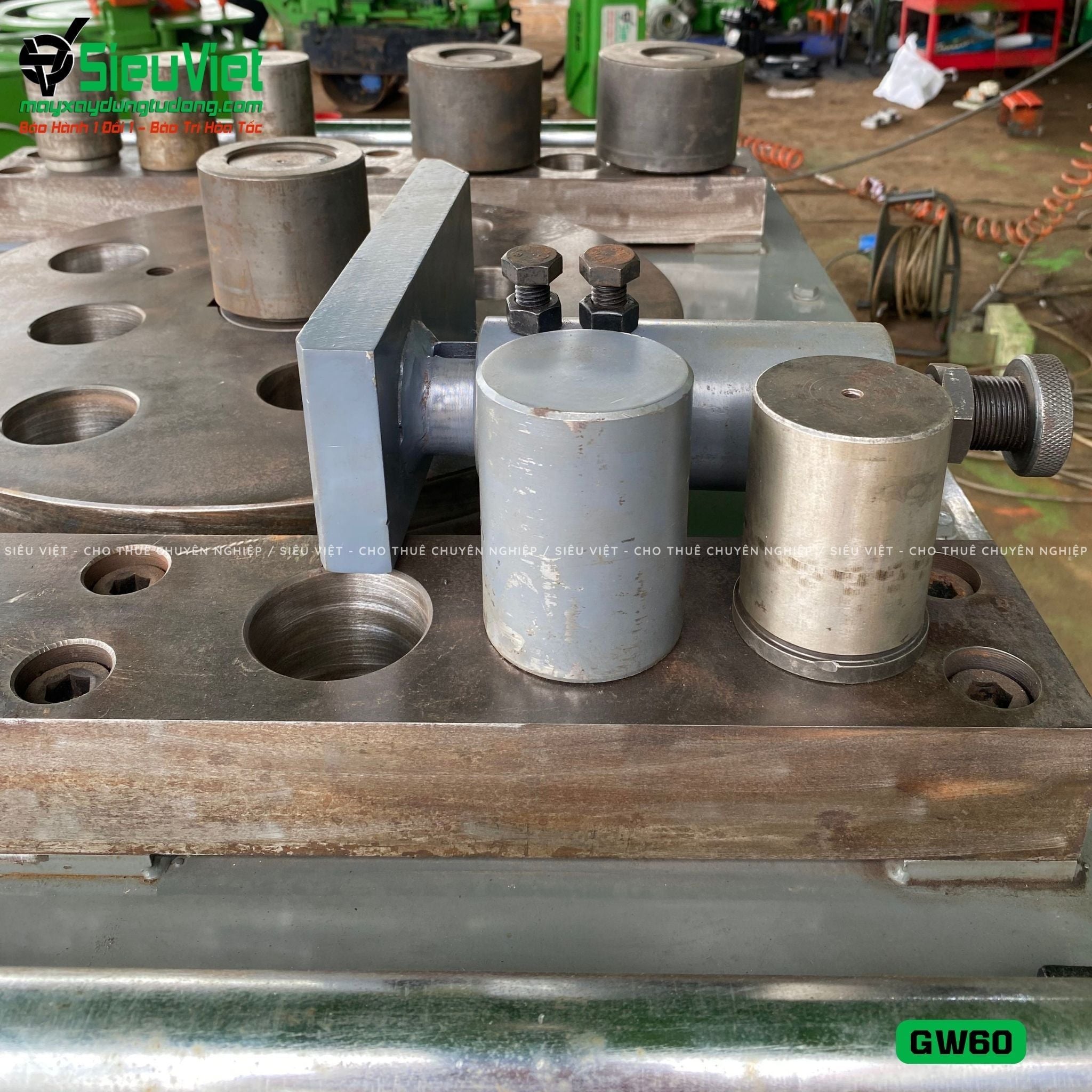 Máy uốn thép GW60 Kowloon Trung Quốc - Điện 380V, 3 Pha