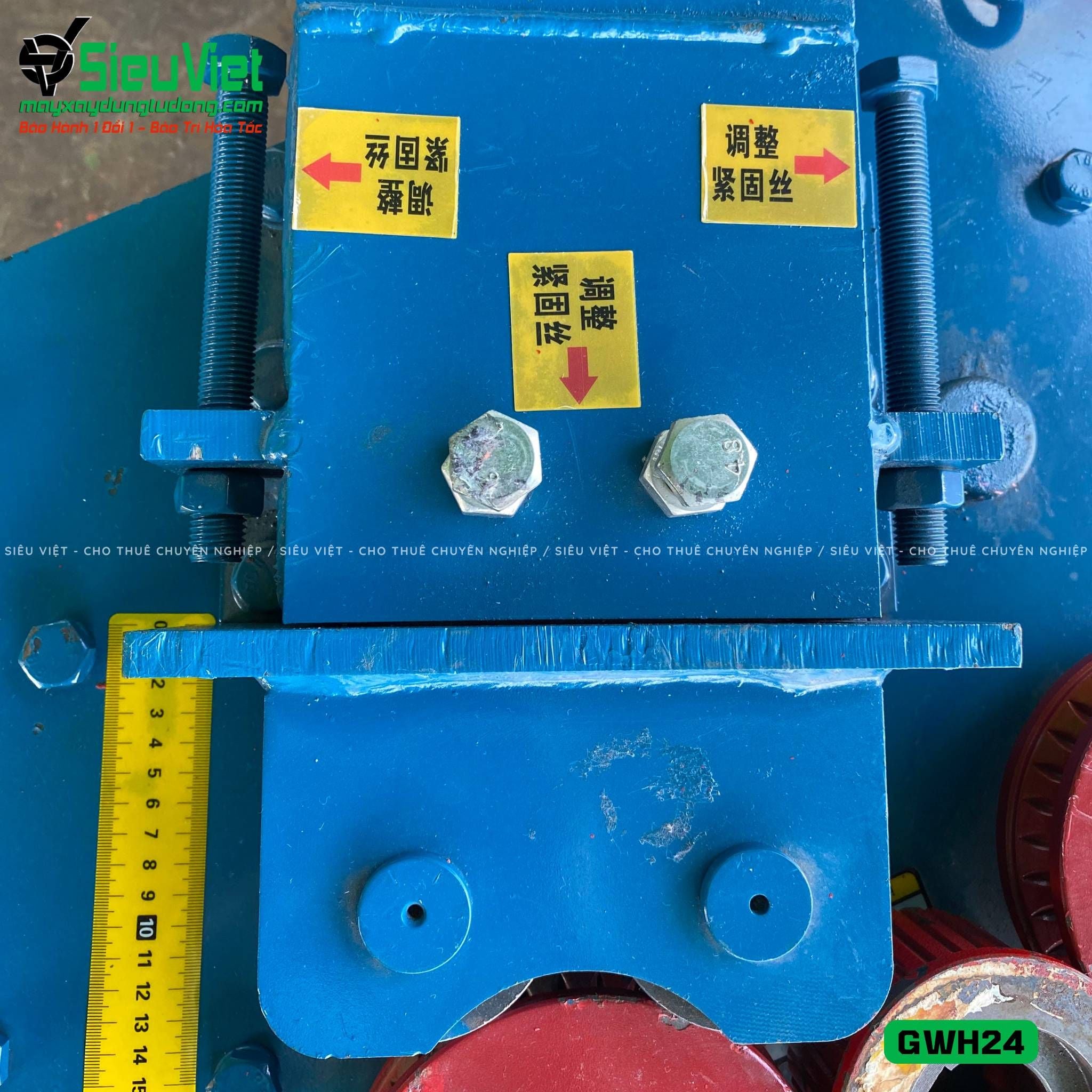 Máy uốn vòng tròn sắt xây dựng GWH1024 - Điện 380v, 3 Pha