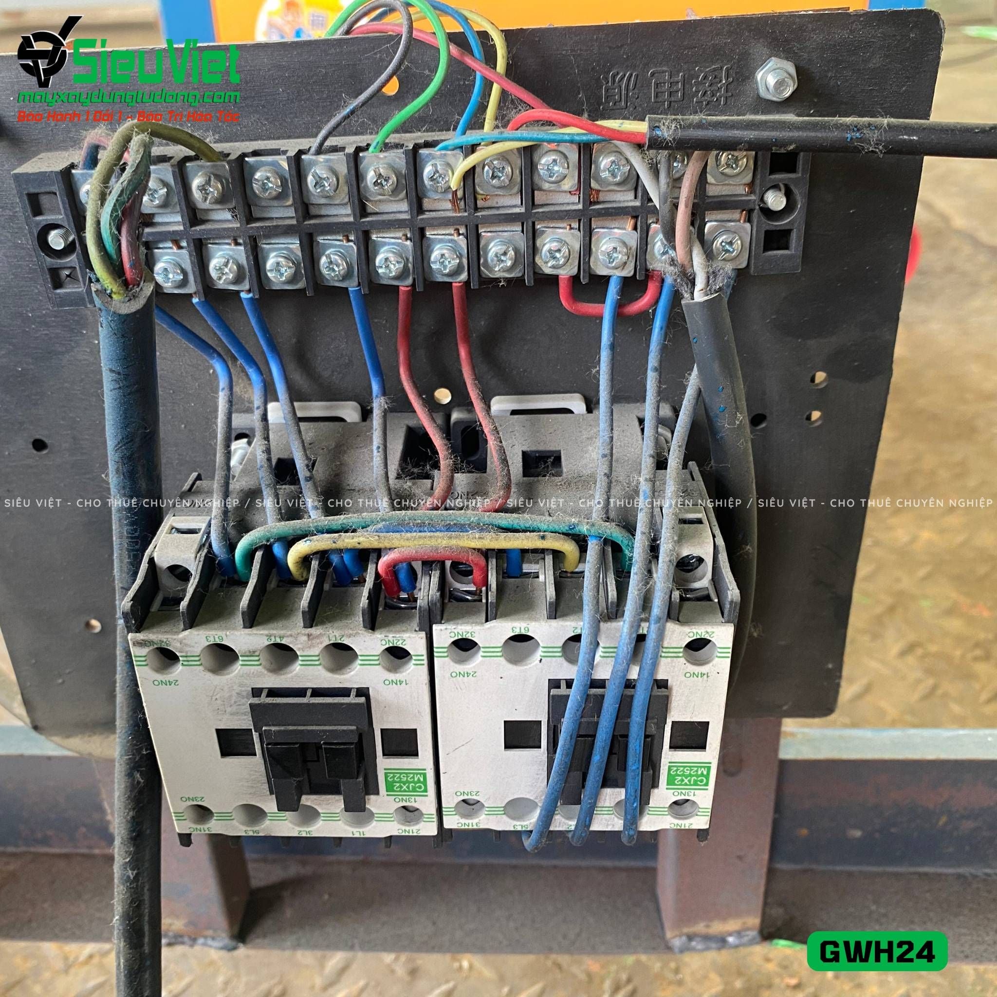 Máy uốn vòng tròn sắt xây dựng GWH1024 - Điện 380v, 3 Pha