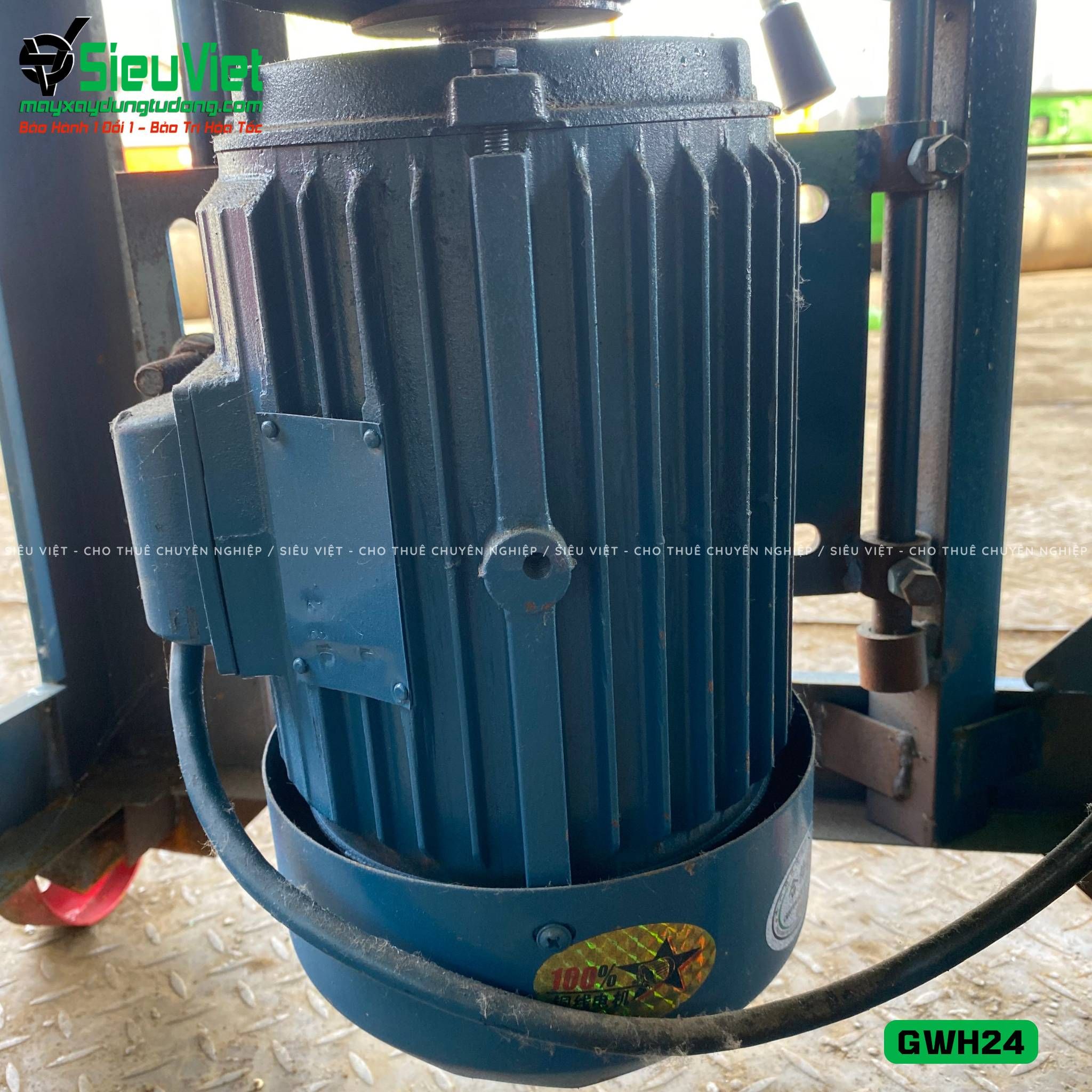 Máy uốn vòng tròn sắt xây dựng GWH1024 - Điện 380v, 3 Pha