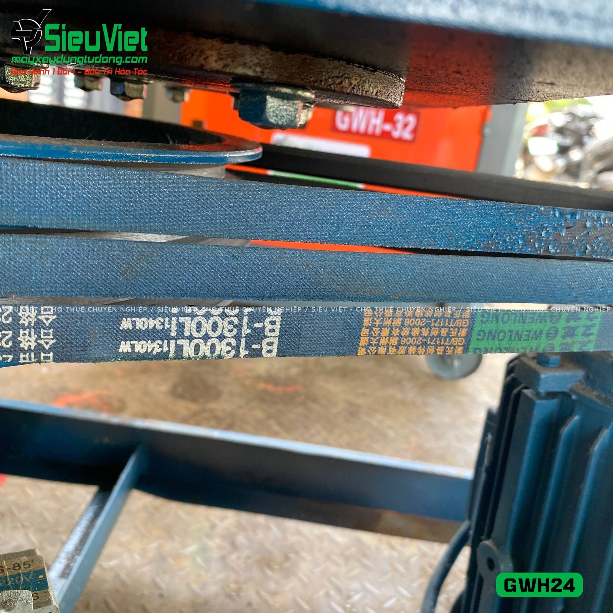 Máy uốn vòng tròn sắt xây dựng GWH1024 - Điện 380v, 3 Pha