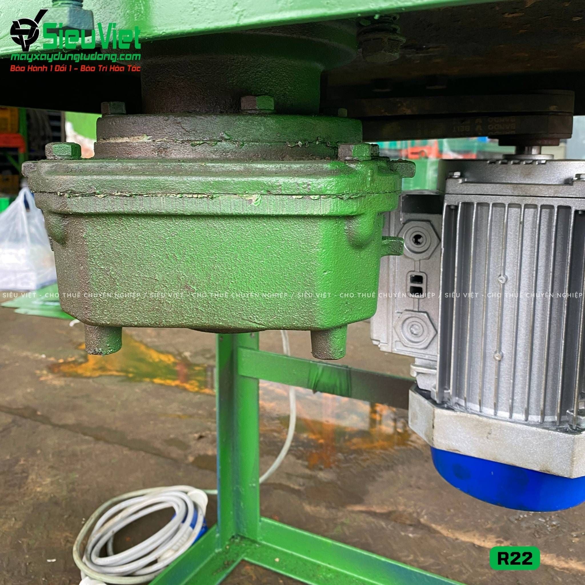 (Cũ) Máy uốn thép tròn R22 Nhật Bản - Điện 220v, 1 Pha