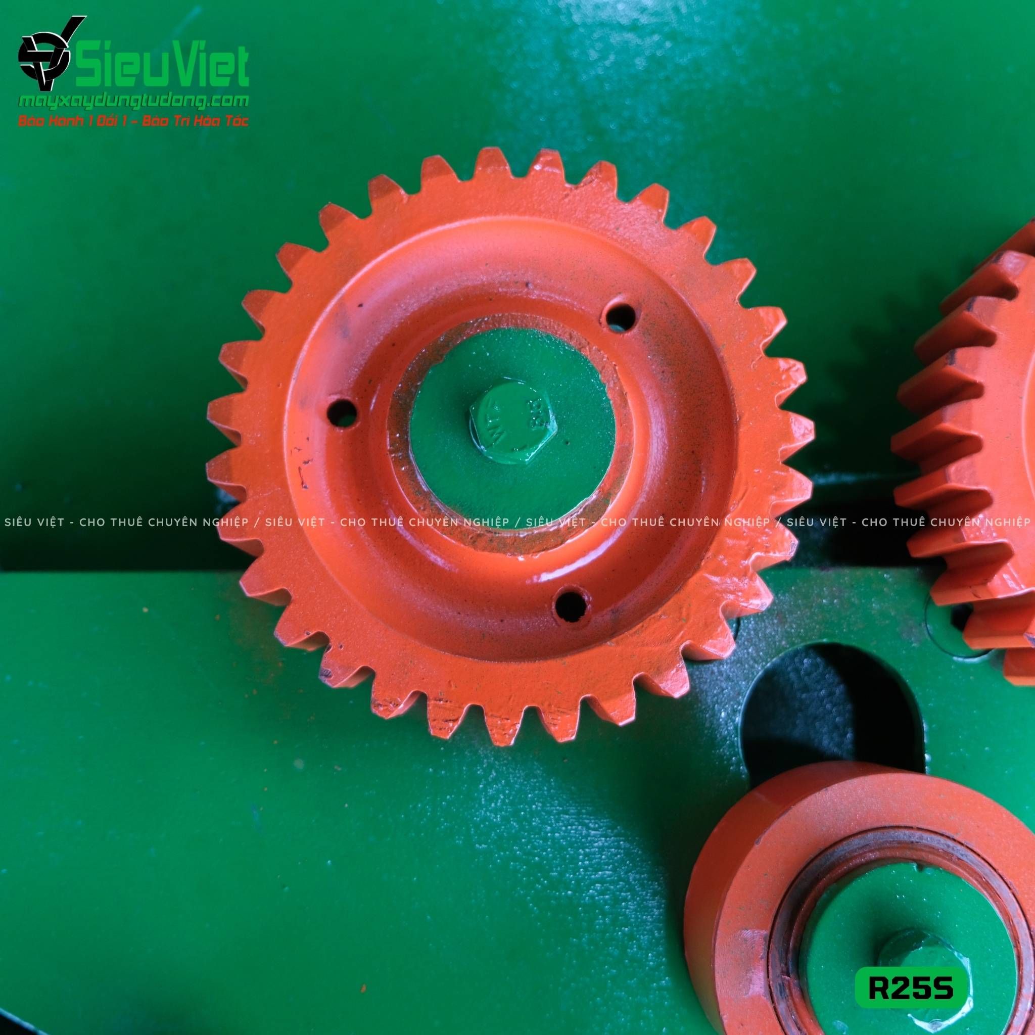 Máy uốn đai tròn phi 10-22mm R25S Việt Nam - Điện 380v, 3 Pha