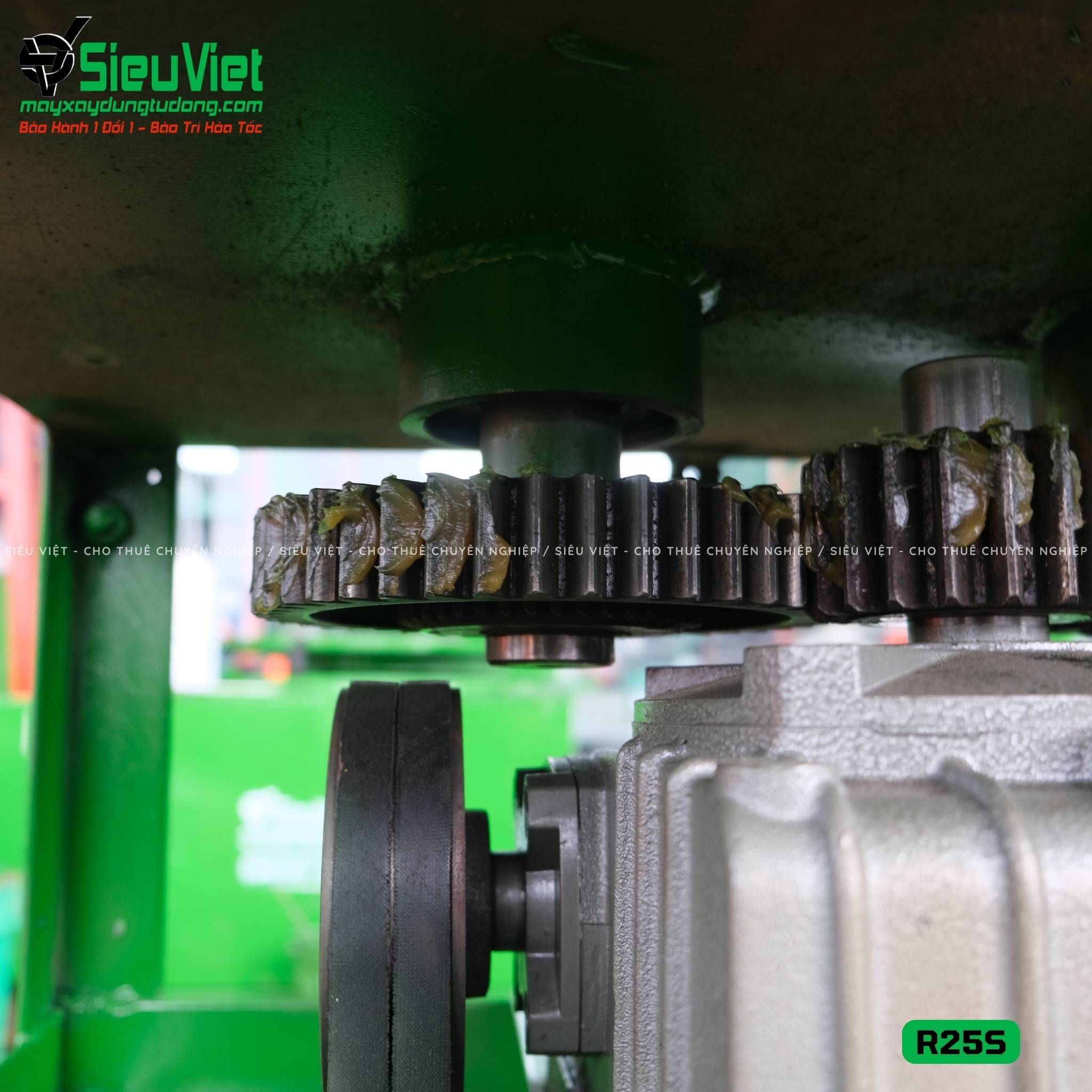 Máy uốn đai tròn phi 10-22mm R25S Việt Nam - Điện 380v, 3 Pha