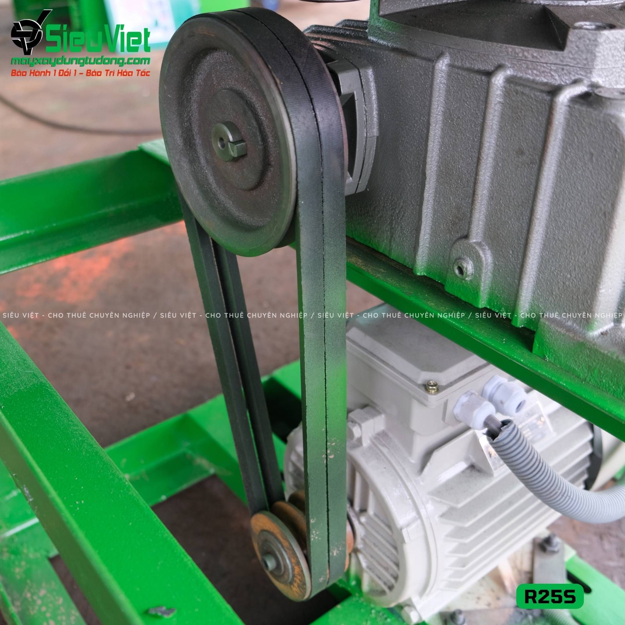 Máy uốn đai tròn phi 10-22mm R25S Việt Nam - Điện 380v, 3 Pha