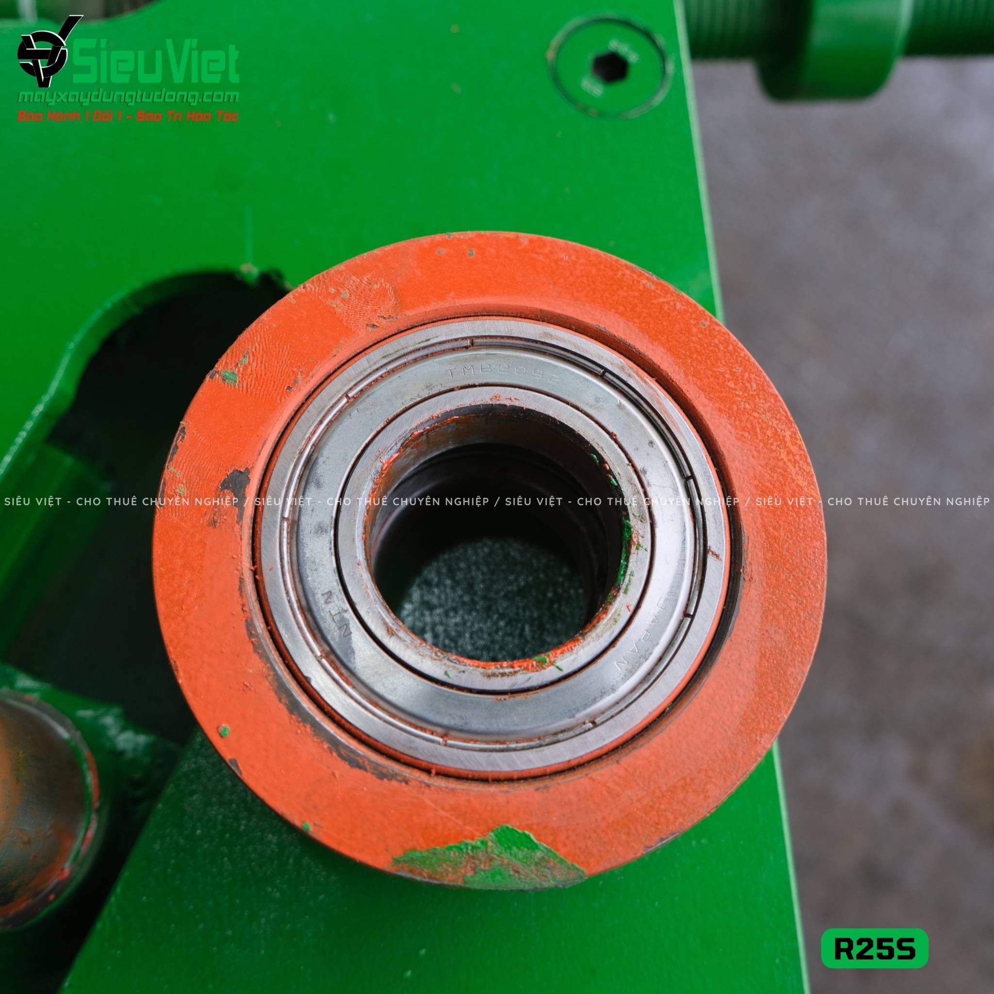 Máy uốn đai tròn phi 10-22mm R25S Việt Nam - Điện 380v, 3 Pha