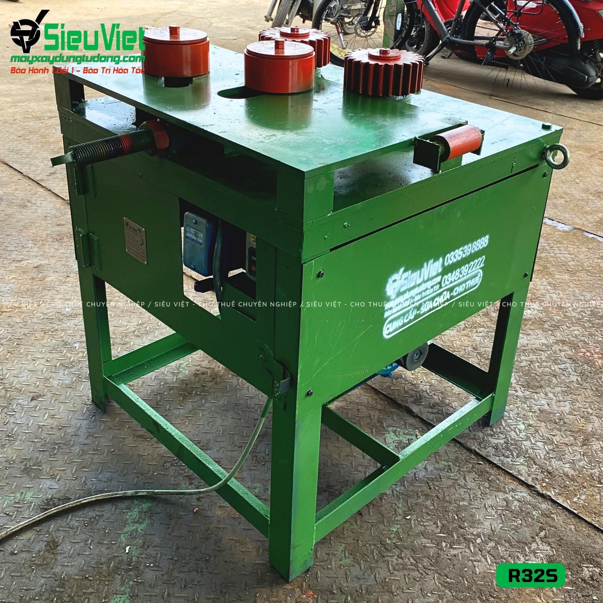 Máy uốn đai tròn phi 28 R32S Việt Nam - Điện 380v, 3 Pha