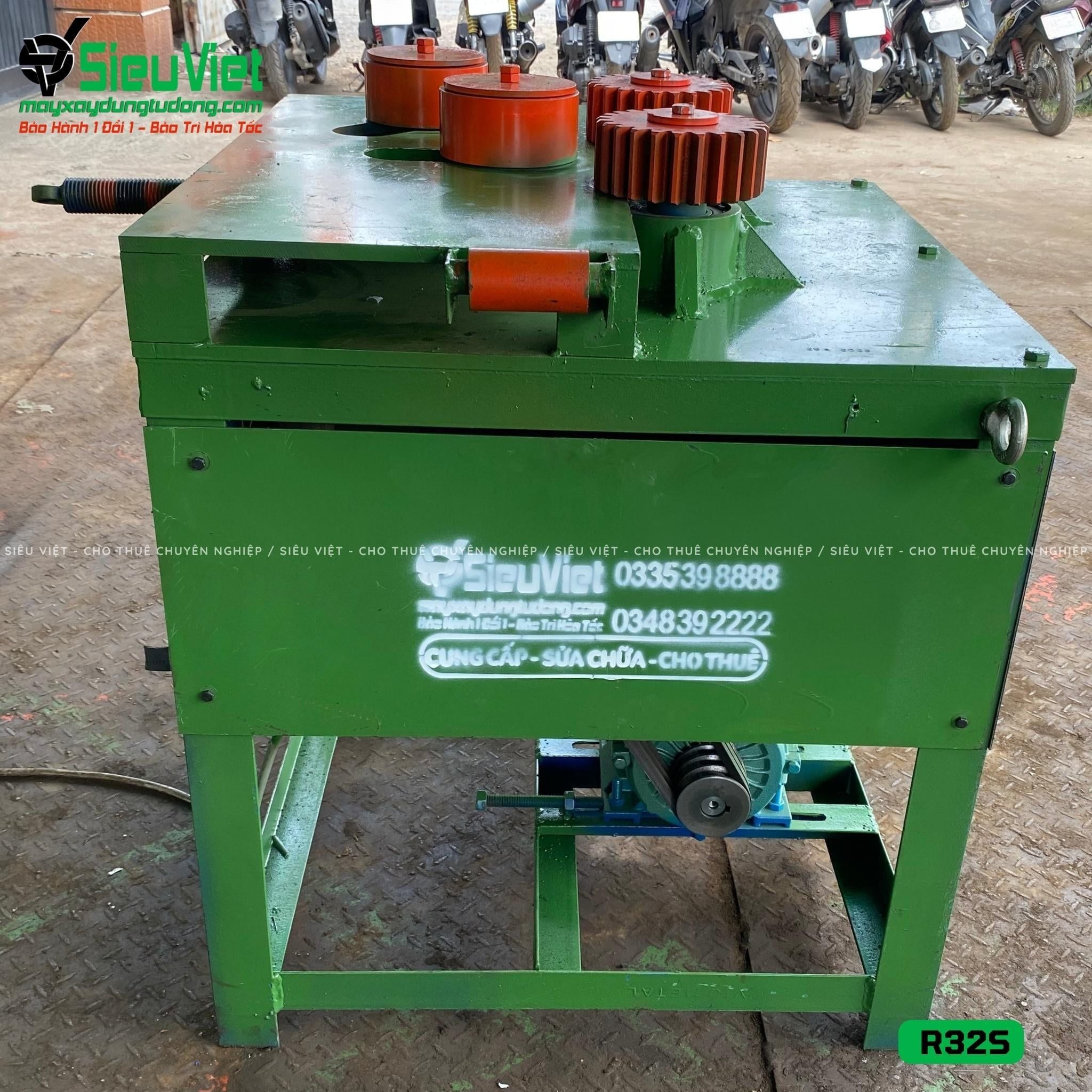 Máy uốn đai tròn phi 28 R32S Việt Nam - Điện 380v, 3 Pha