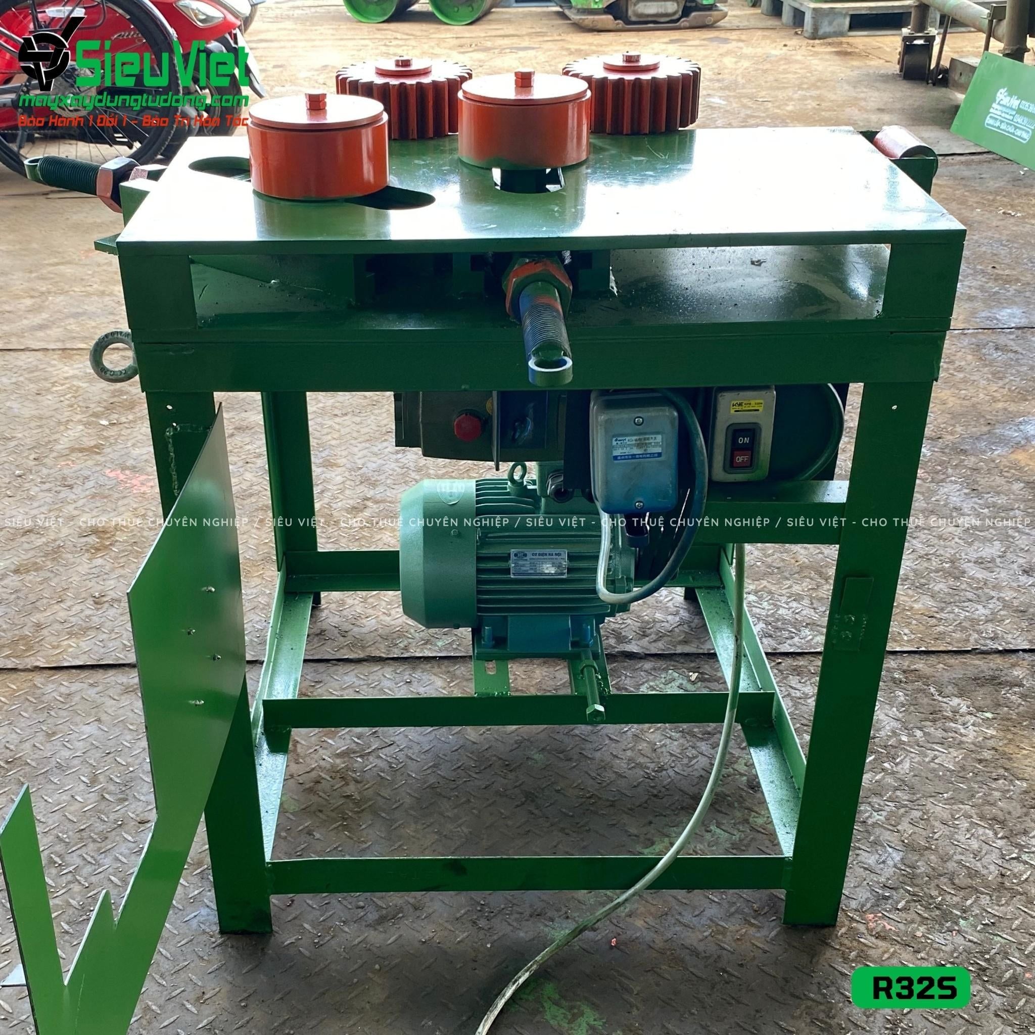 Máy uốn đai tròn phi 28 R32S Việt Nam - Điện 380v, 3 Pha