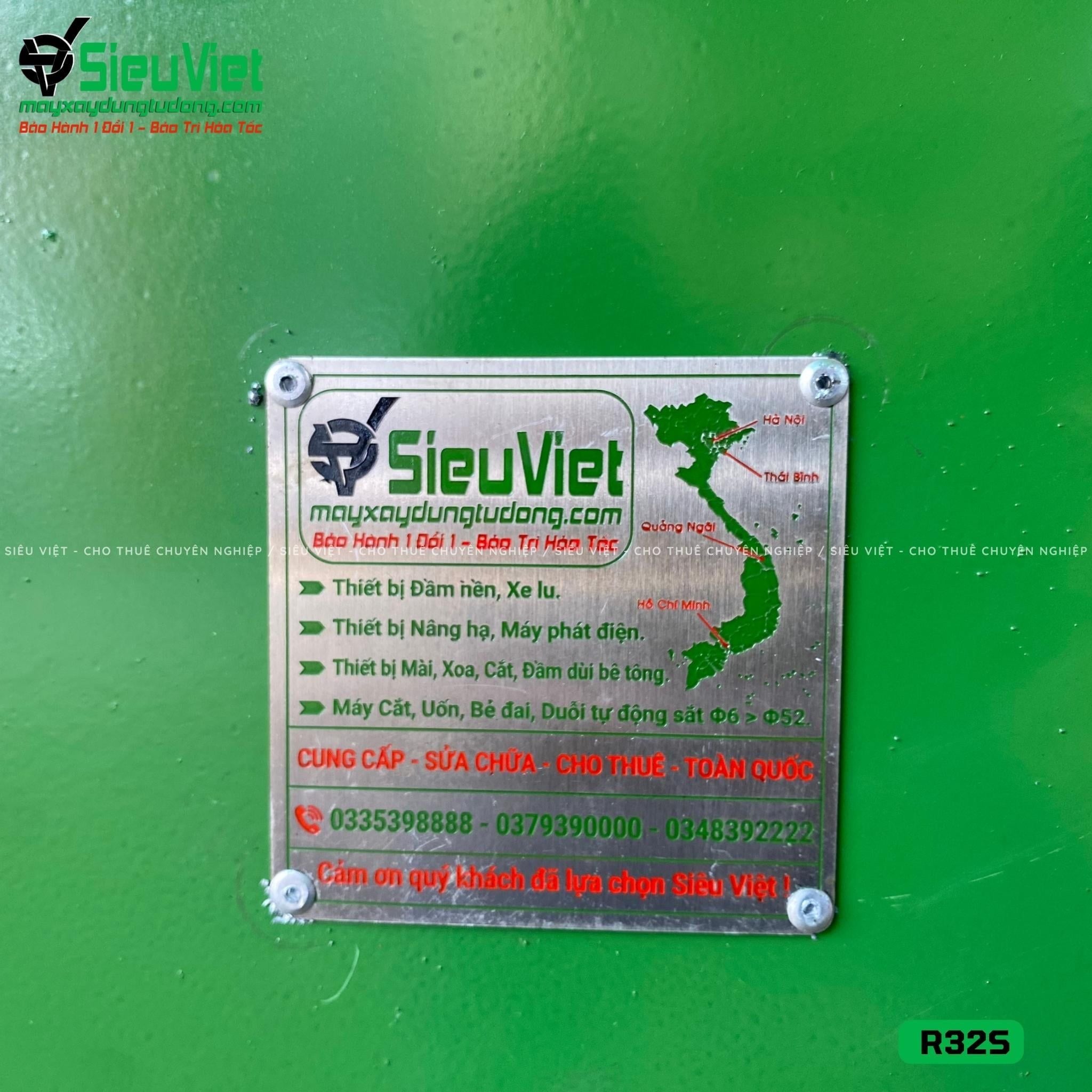 Máy uốn đai tròn phi 28 R32S Việt Nam - Điện 380v, 3 Pha