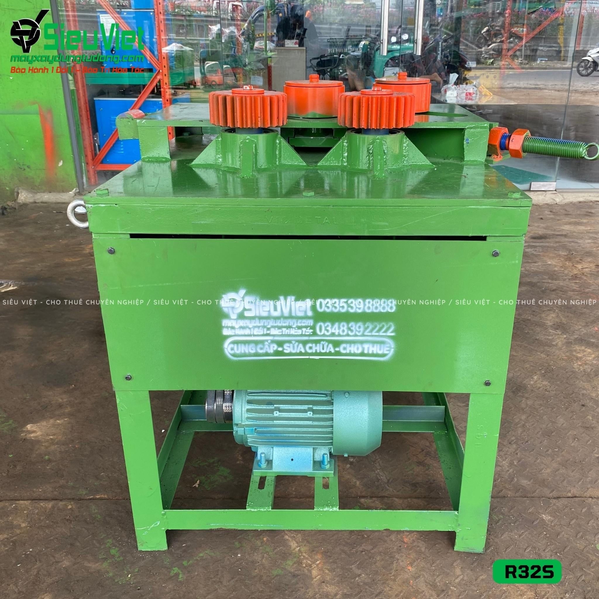 Máy uốn đai tròn phi 28 R32S Việt Nam - Điện 380v, 3 Pha