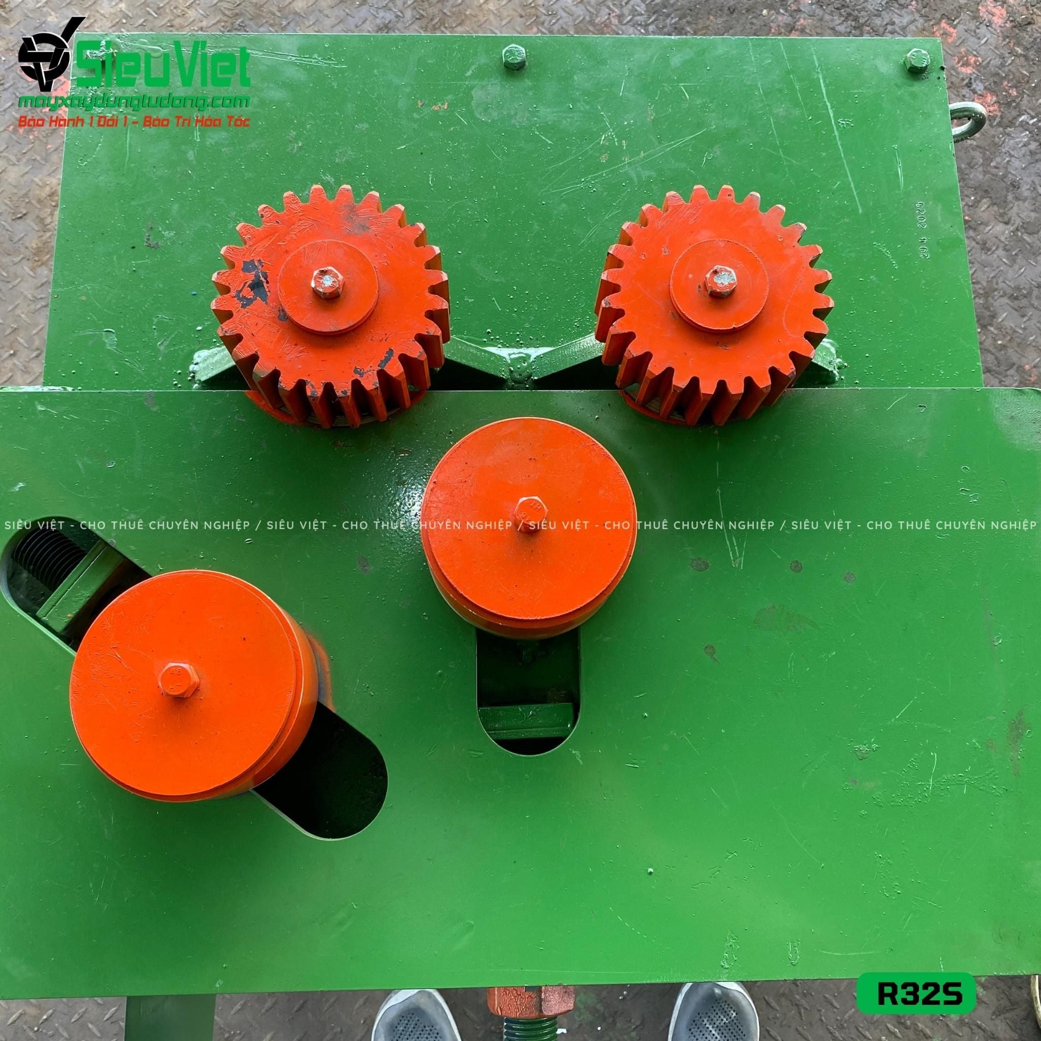 Máy uốn đai tròn phi 28 R32S Việt Nam - Điện 380v, 3 Pha