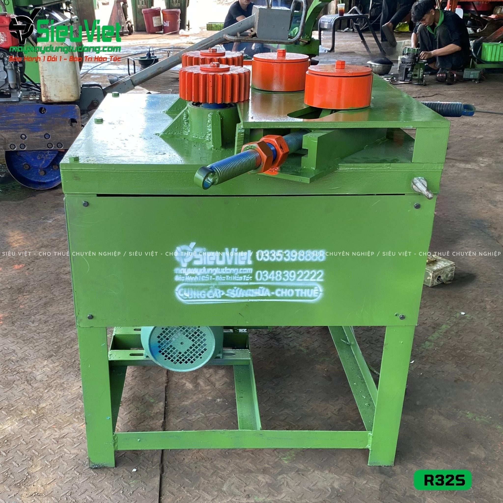 Máy uốn đai tròn phi 28 R32S Việt Nam - Điện 380v, 3 Pha