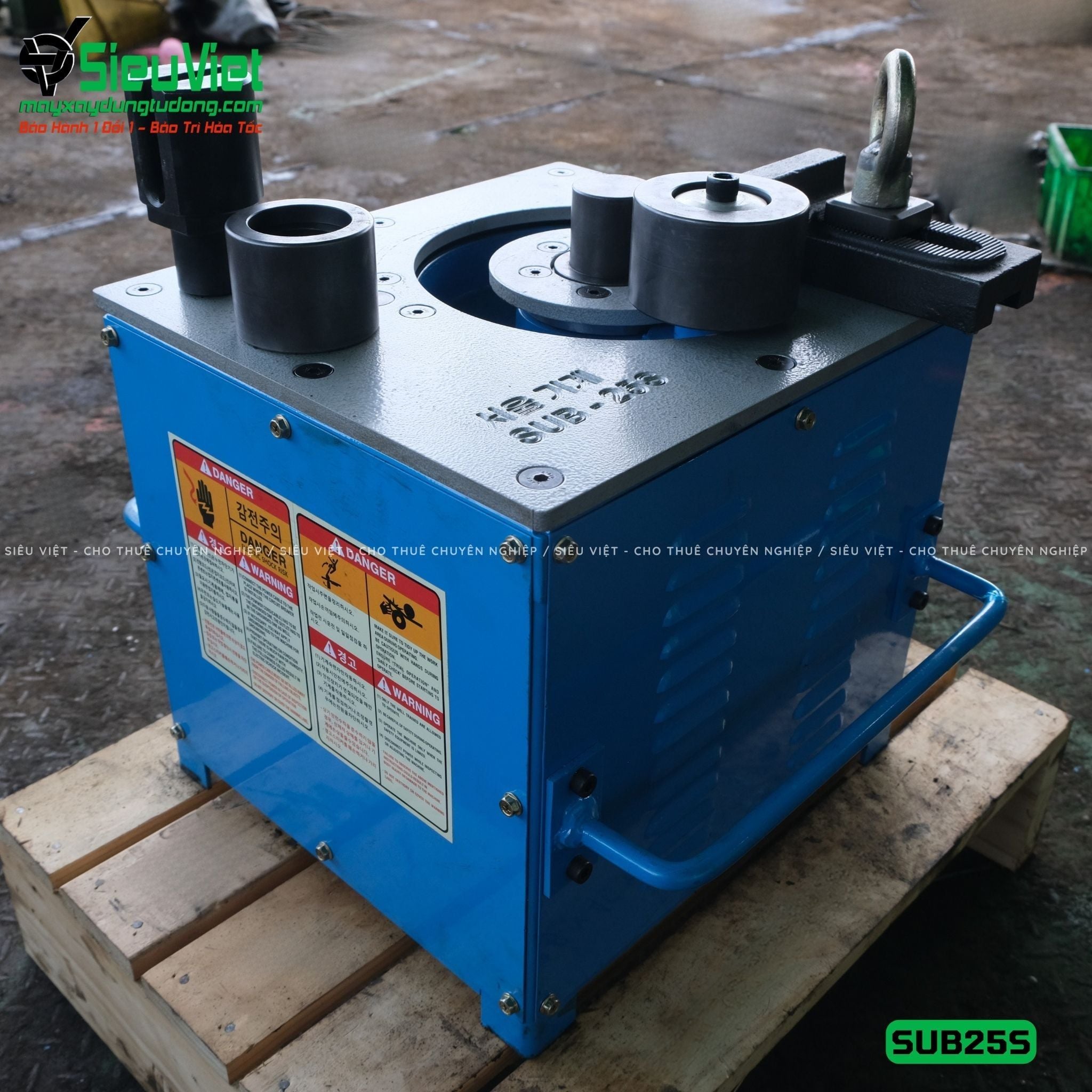 Máy uốn sắt phi 25 Hàn Quốc Seoul SUB-25S - Điện 220v, 1 Pha