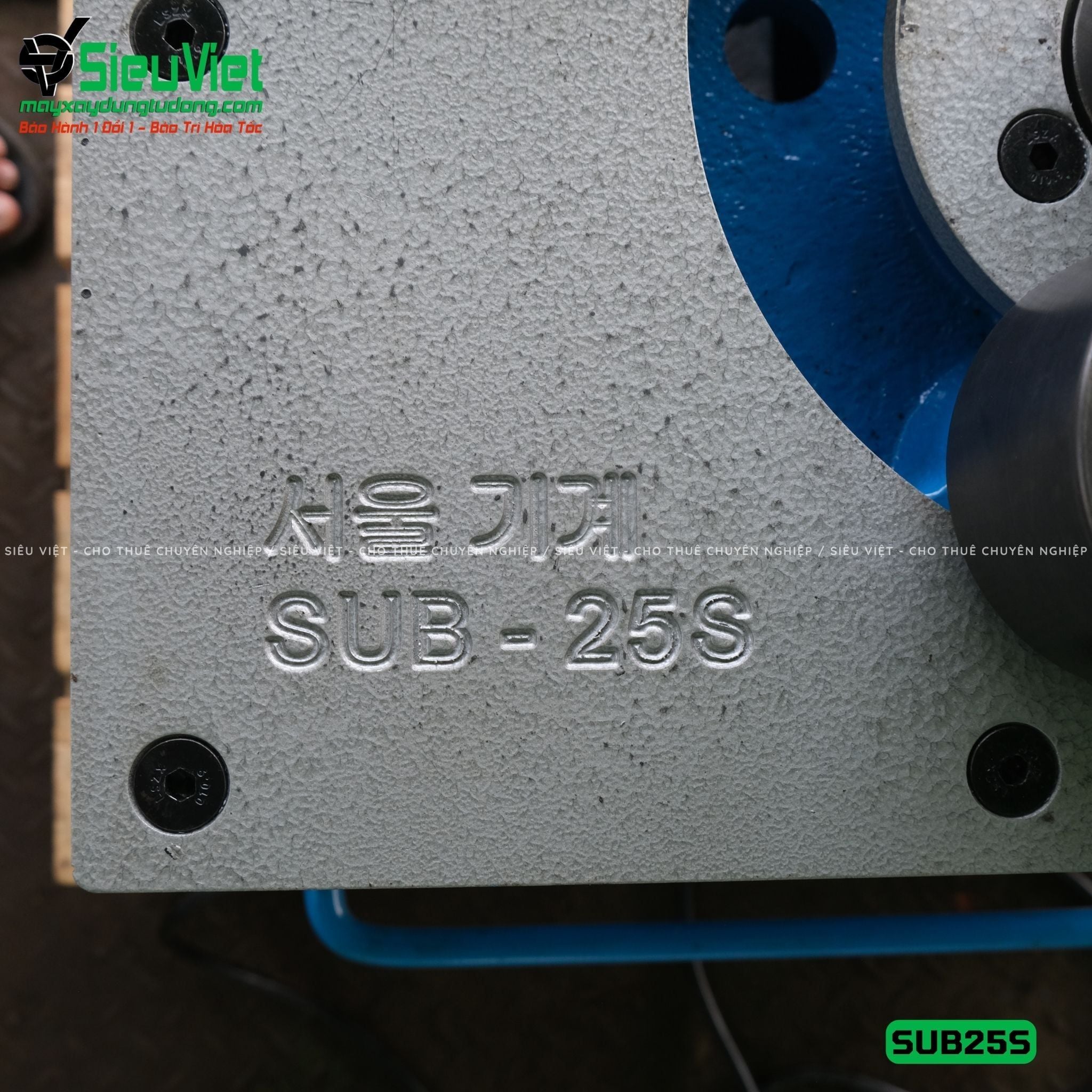 Máy uốn sắt phi 25 Hàn Quốc Seoul SUB-25S - Điện 220v, 1 Pha
