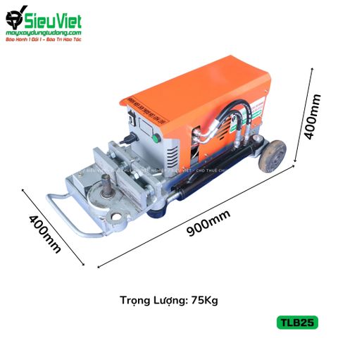 Máy uốn sắt thuỷ lực TLB25 Việt Nam - Điện 220v, 1 Pha