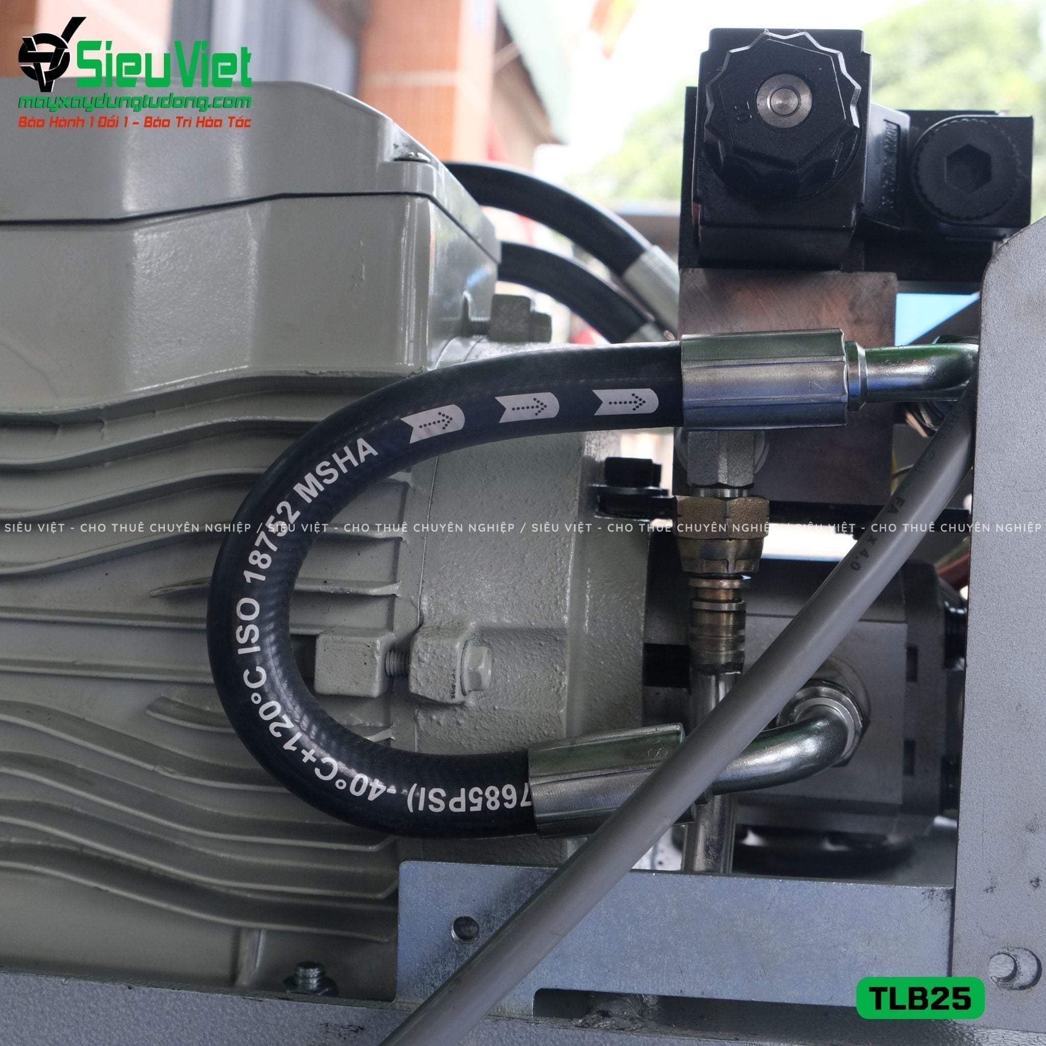 Máy uốn sắt thuỷ lực TLB25 Việt Nam - Điện 220v, 1 Pha