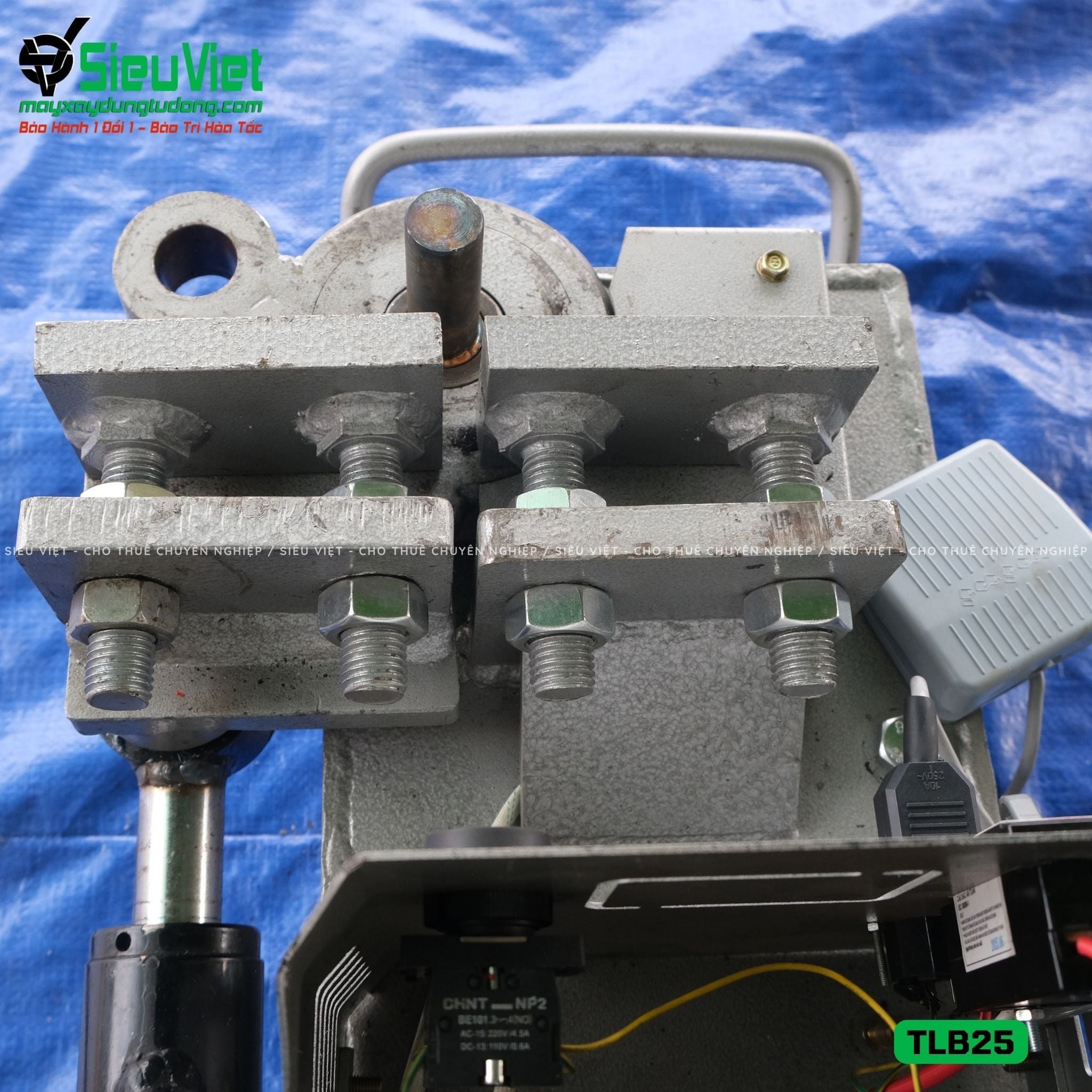 Máy uốn sắt thuỷ lực TLB25 Việt Nam - Điện 220v, 1 Pha