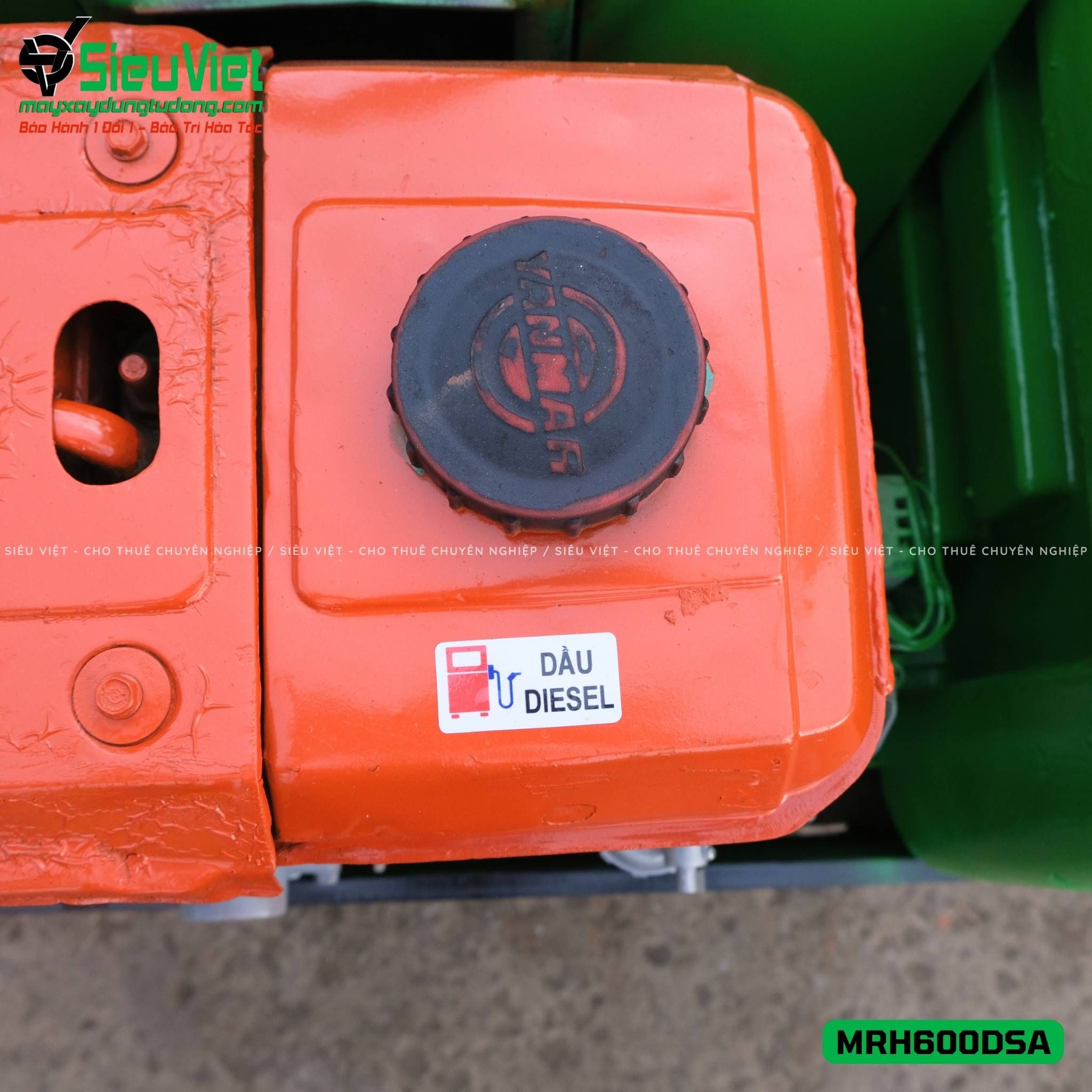 Xe lu rung dắt tay 640Kg Mikasa MRH600DSA Nhật Bản (J4016)