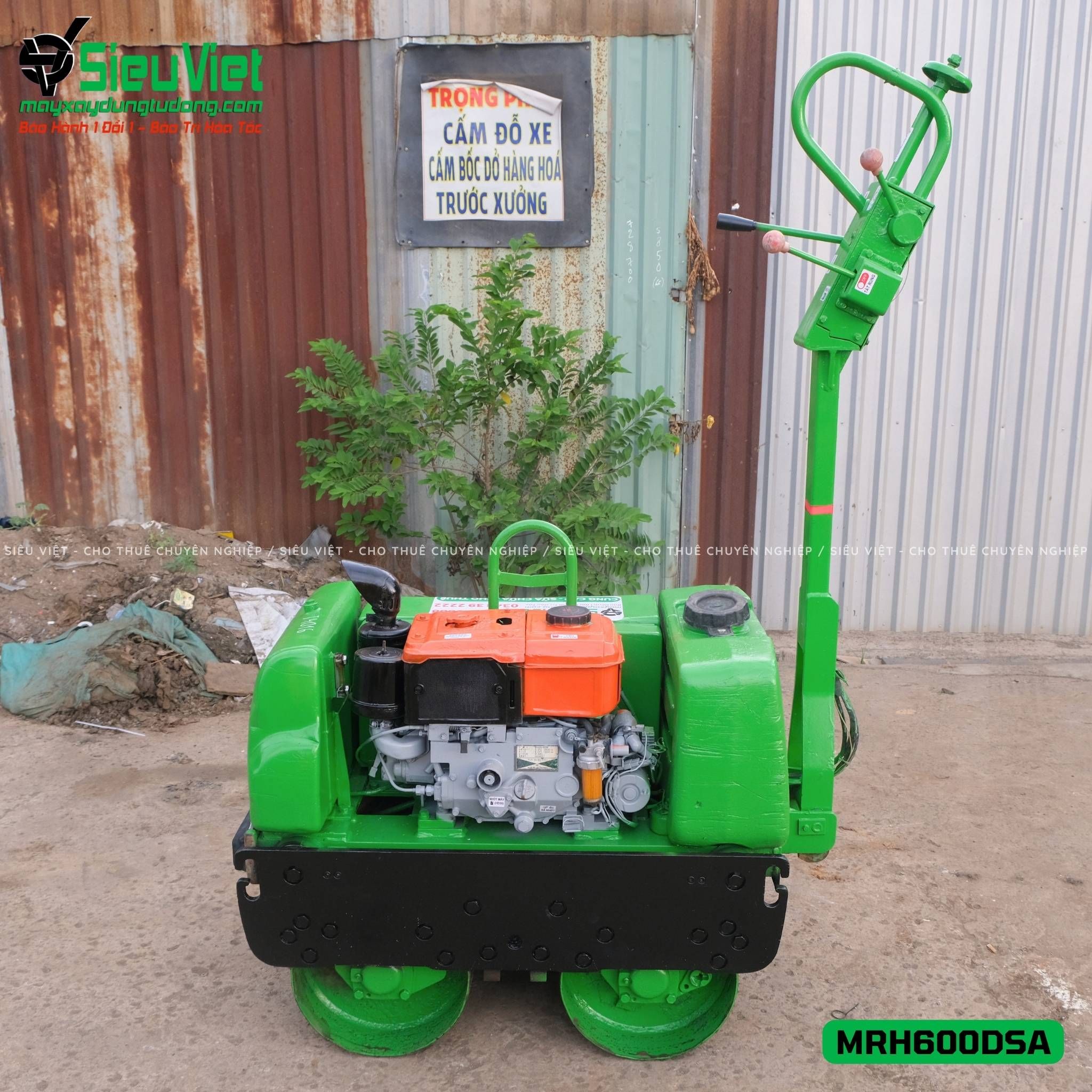 Xe lu rung dắt tay 640Kg Mikasa MRH600DSA Nhật Bản (J4016)