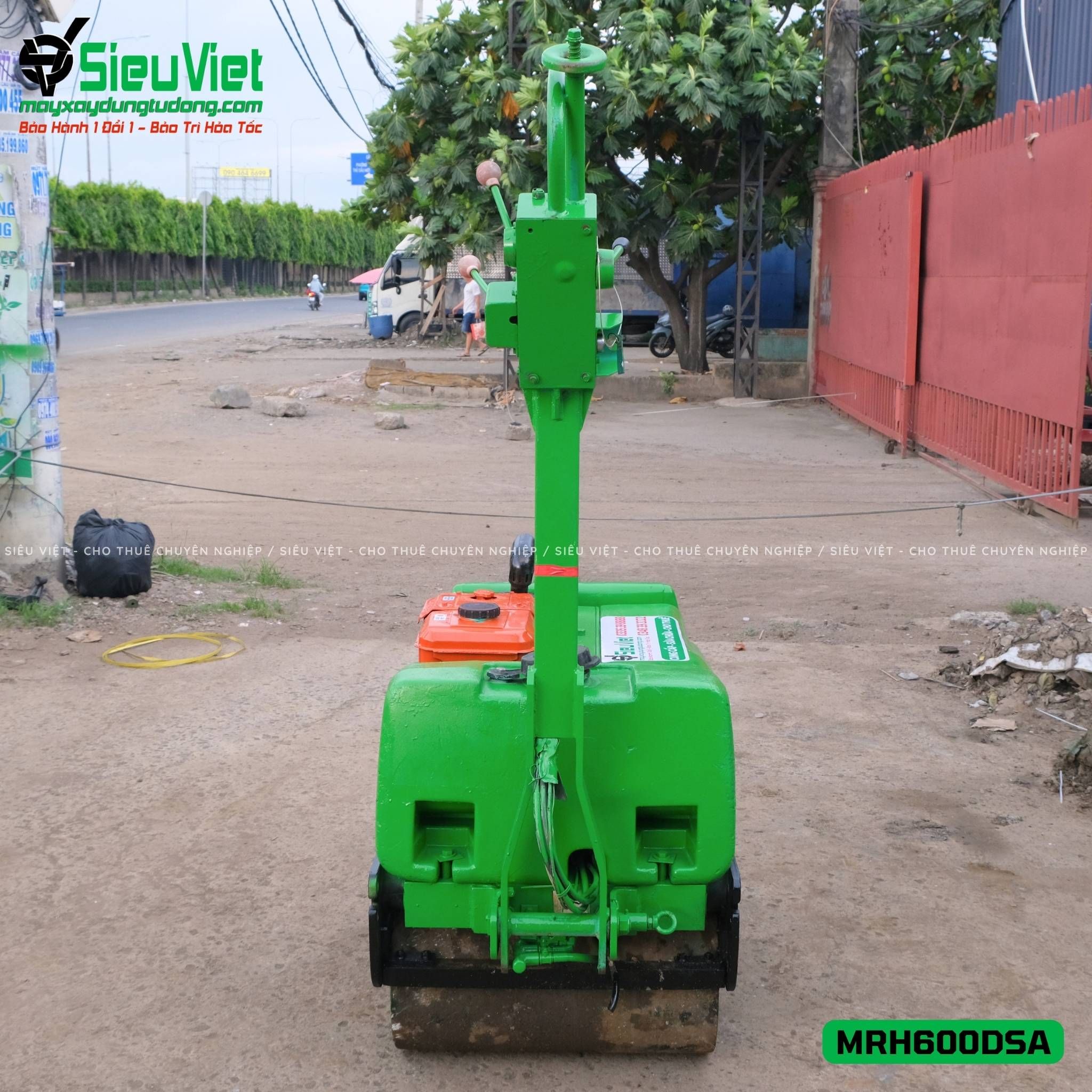Xe lu rung dắt tay 640Kg Mikasa MRH600DSA Nhật Bản (J4016)
