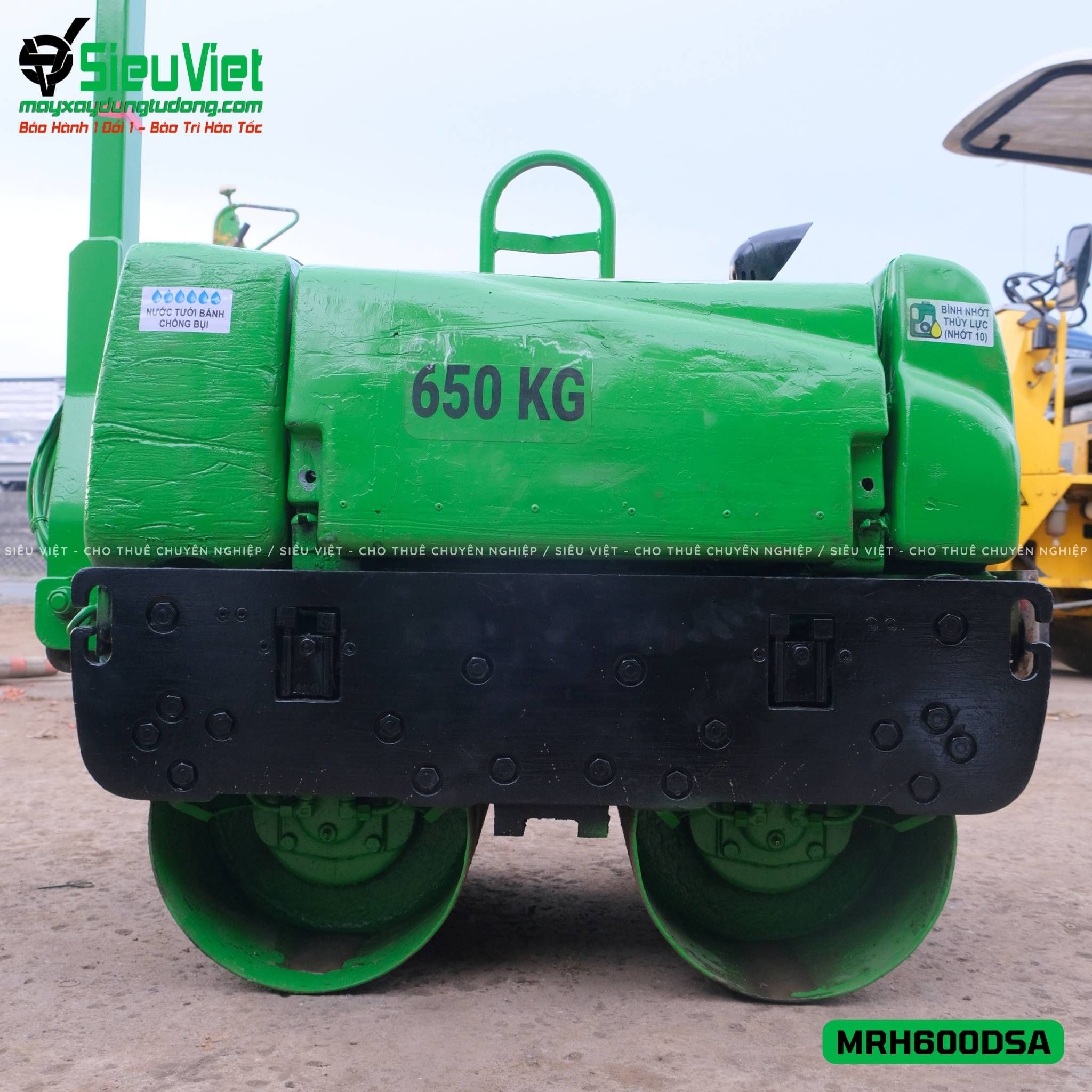 Xe lu rung dắt tay 640Kg Mikasa MRH600DSA Nhật Bản (J4016)