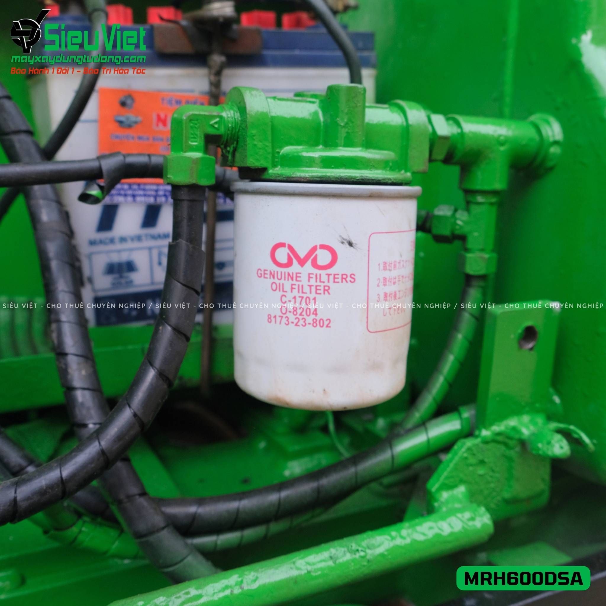Xe lu rung dắt tay 640Kg Mikasa MRH600DSA Nhật Bản (J4016)