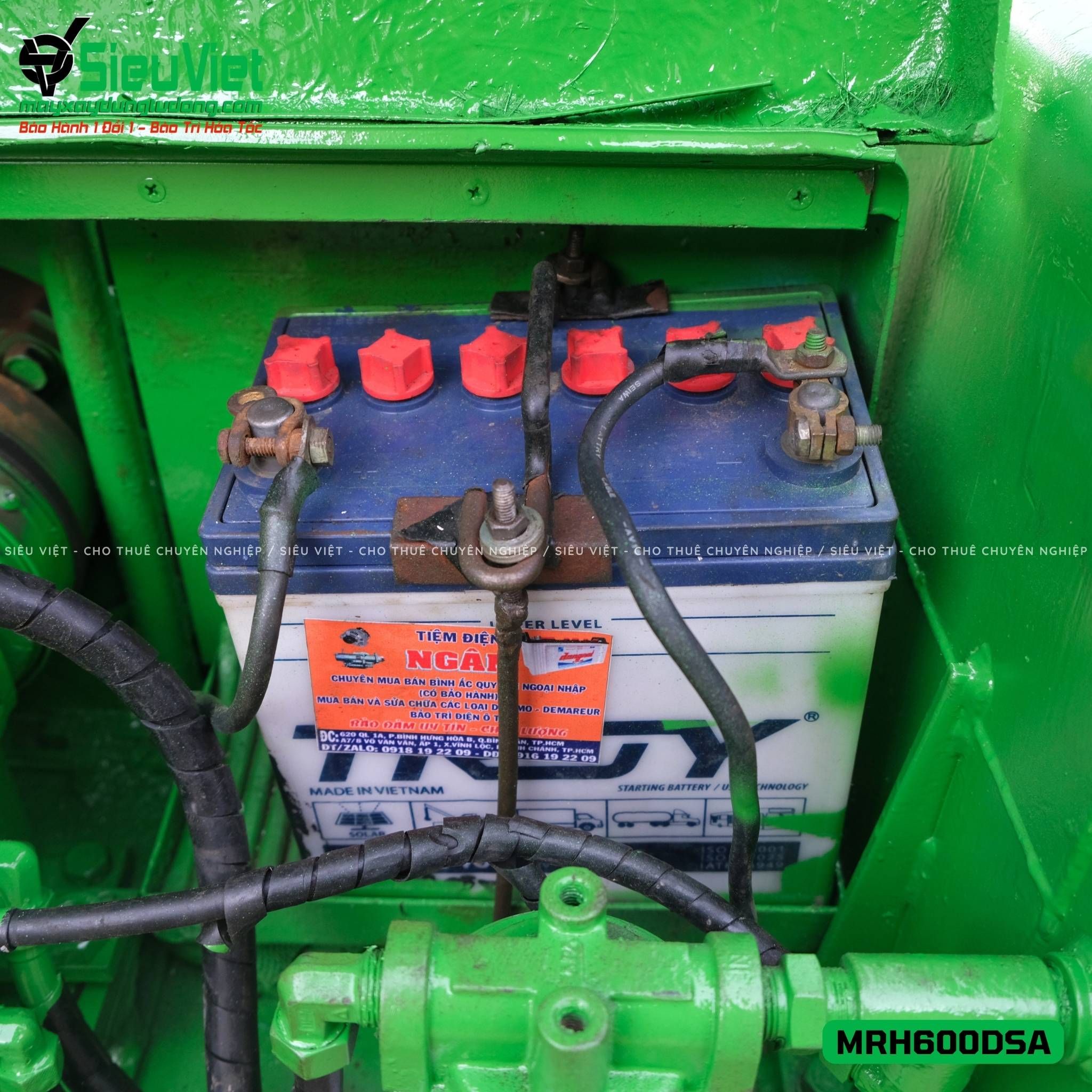 Xe lu rung dắt tay 640Kg Mikasa MRH600DSA Nhật Bản (J4016)