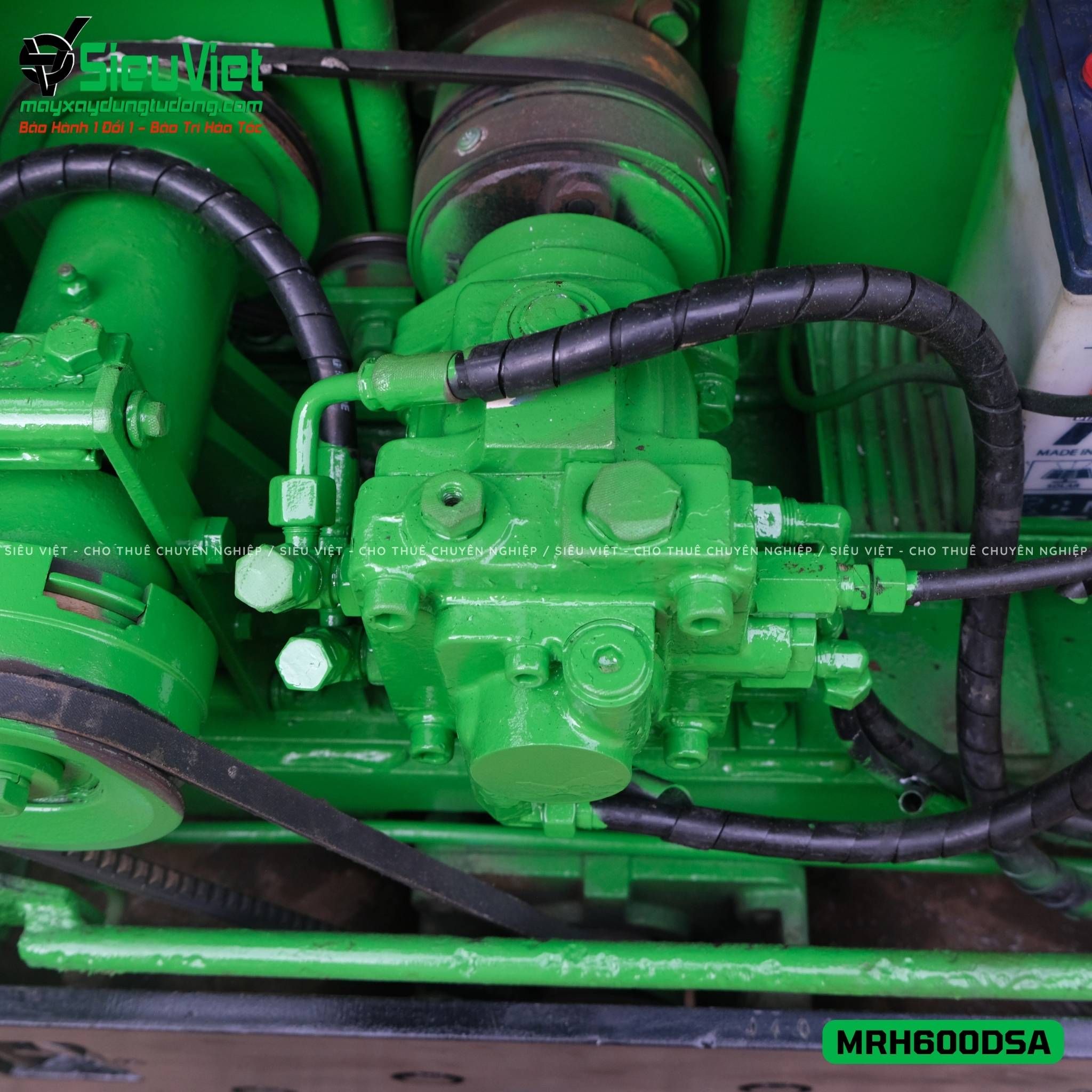 Xe lu rung dắt tay 640Kg Mikasa MRH600DSA Nhật Bản (J4016)