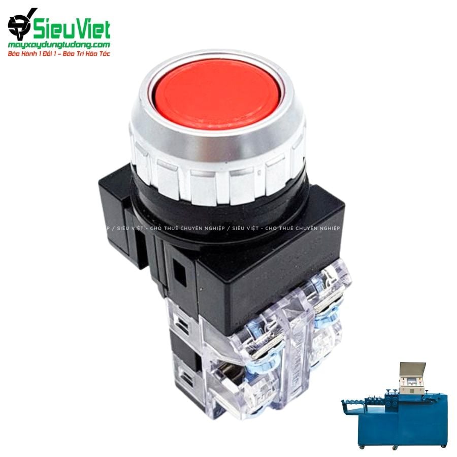 Nút nhấn nhả dừng máy bẻ đai sắt