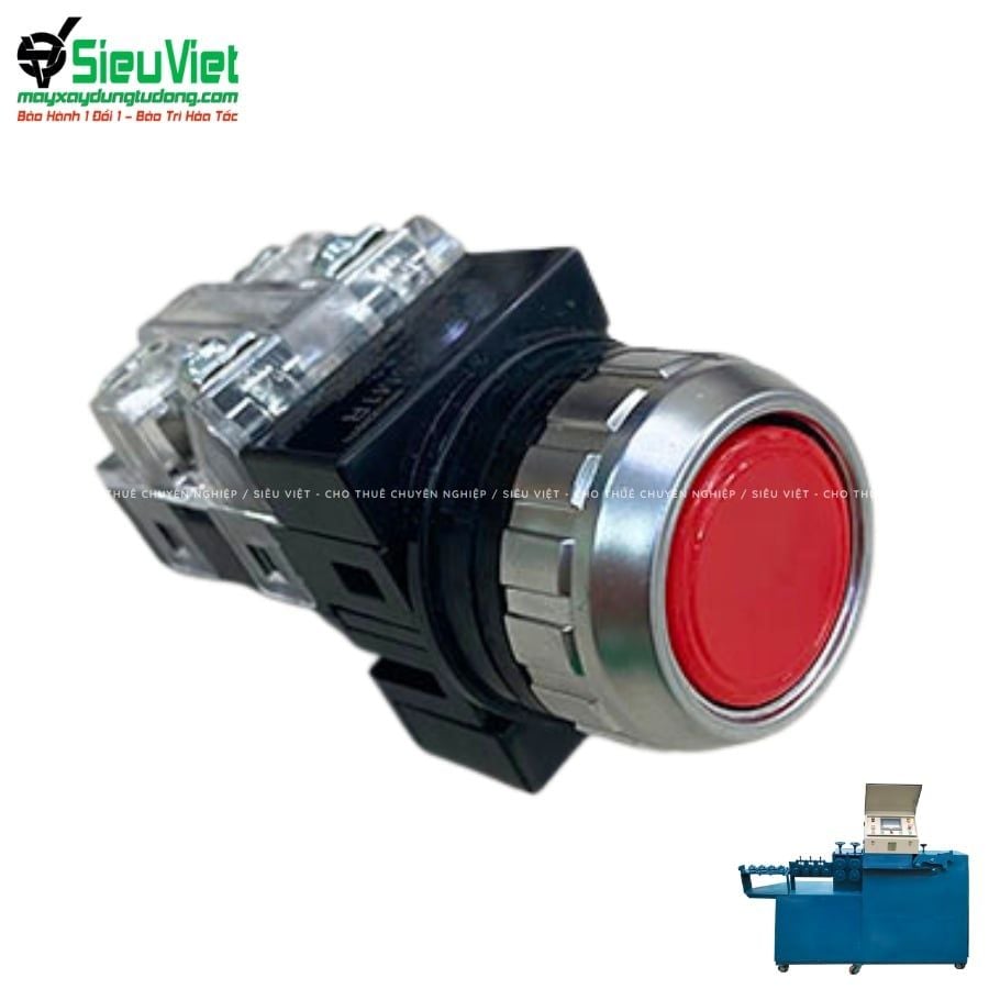 Nút nhấn nhả dừng máy bẻ đai sắt