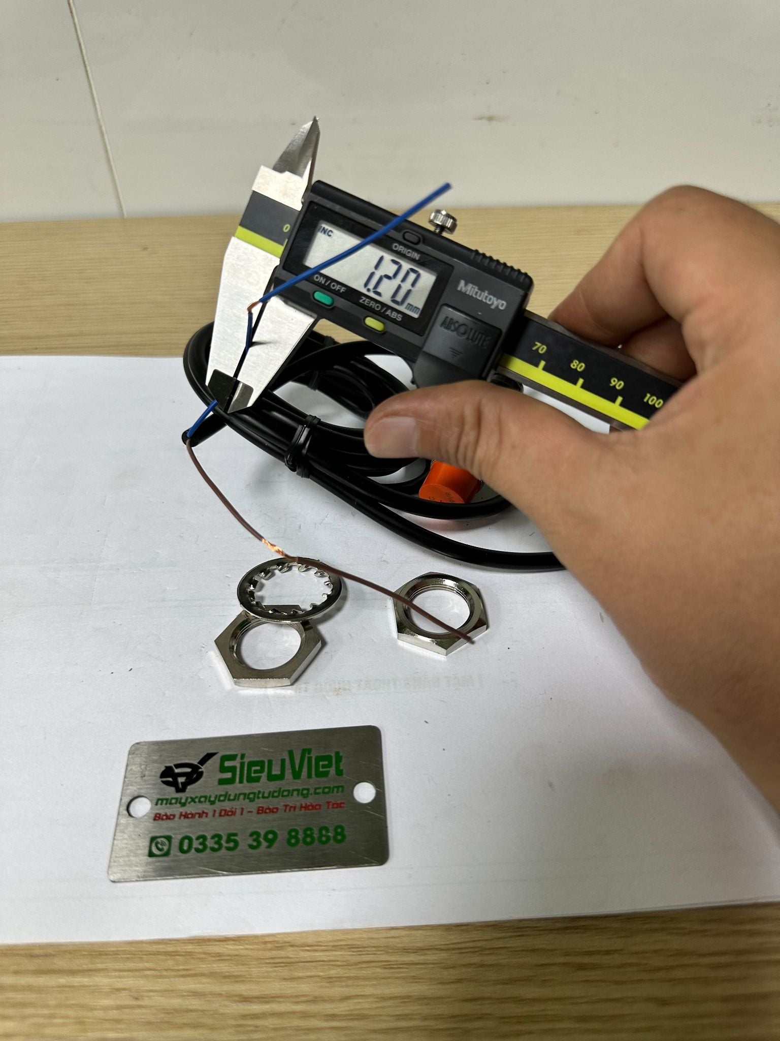 Thường Đóng - Mắt đọc góc, Cảm biến tiệm cận PR18-AC - Máy UD25, UD32 (S)