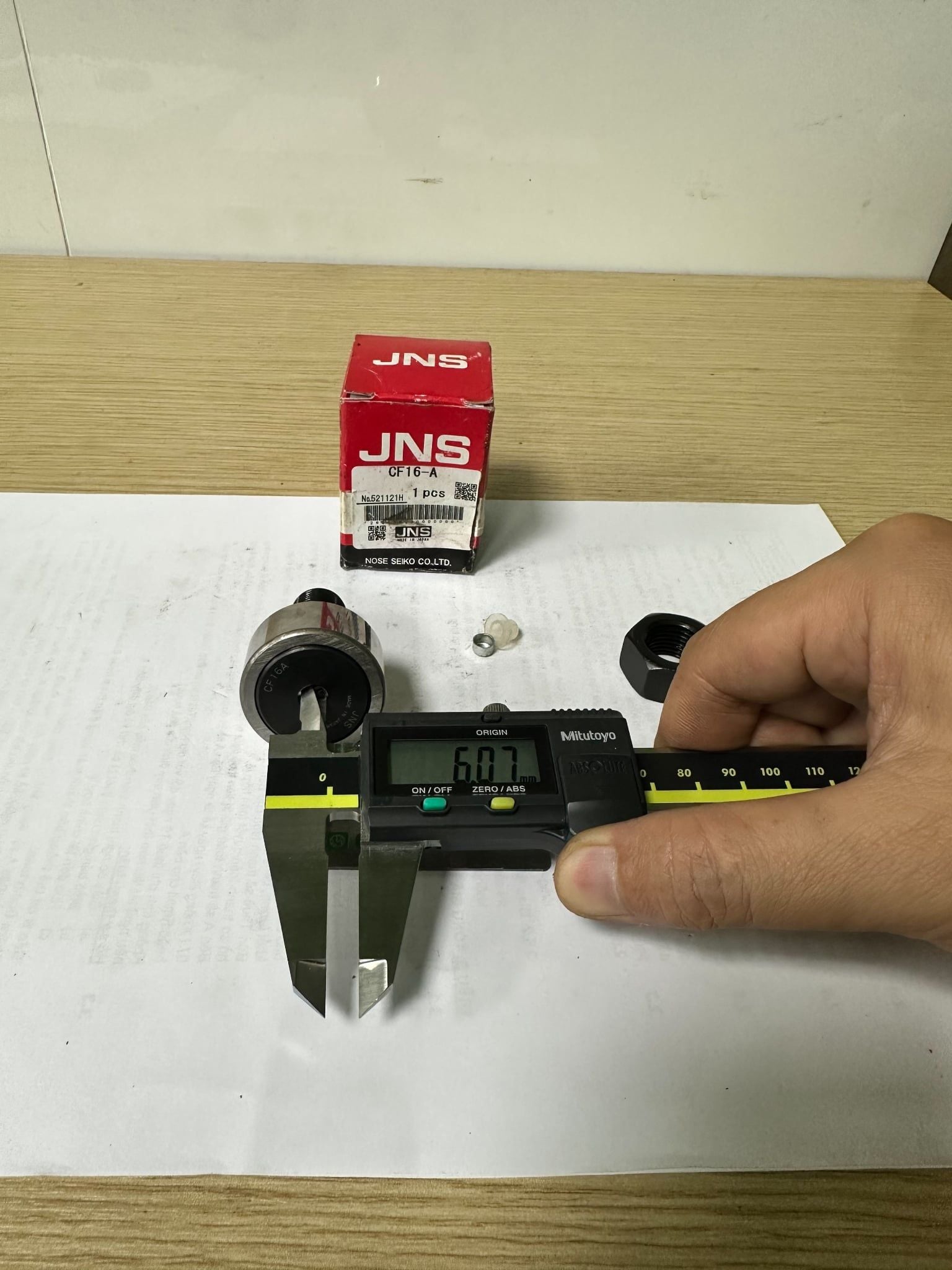 Vấu bẻ động máy bẻ đai tự động BDS - Bạc đạn CF16 JNS Nhật Bản (S)